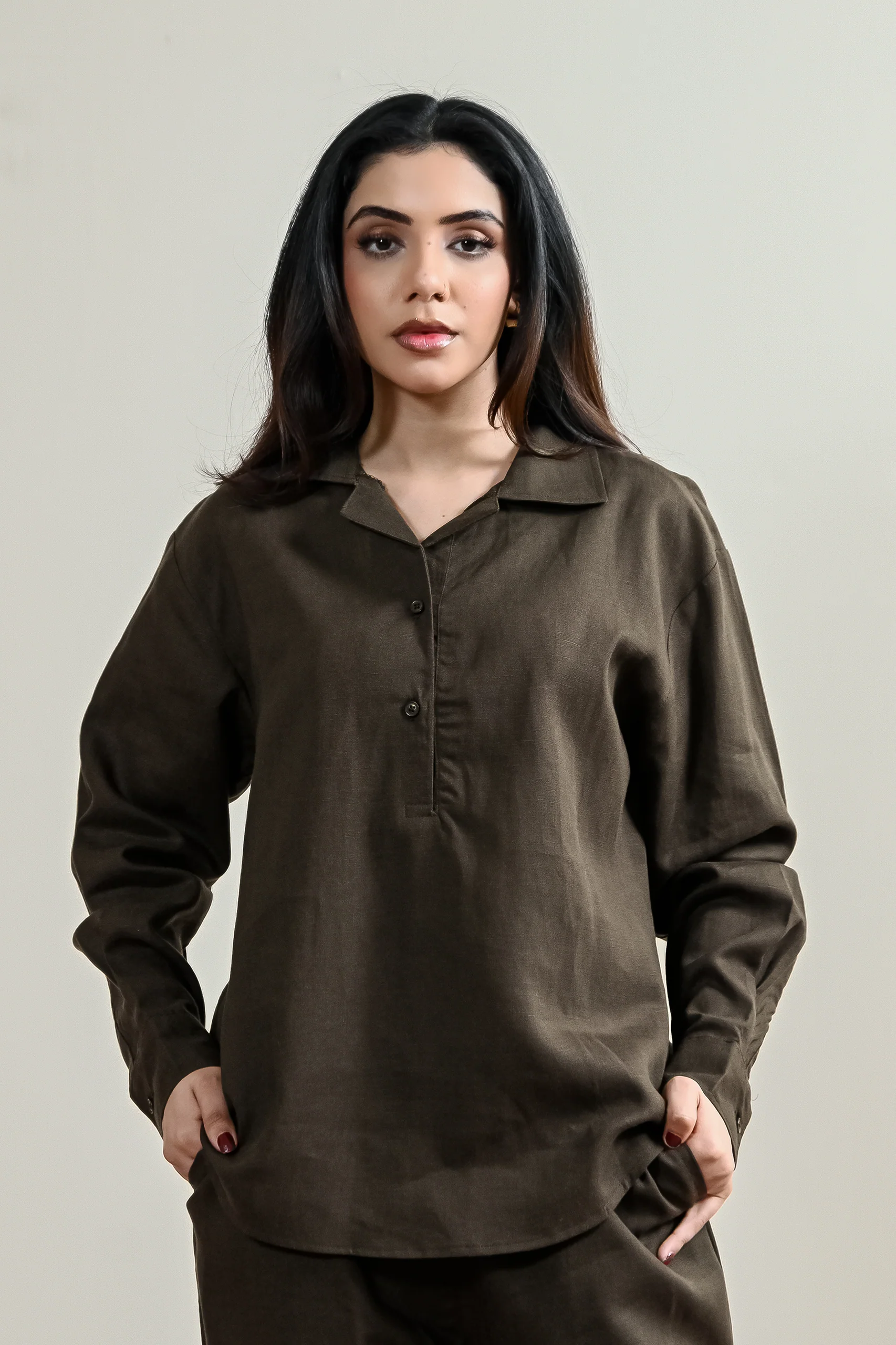 Aurora Textured Linen Shirt (WCS-05) - Image 4