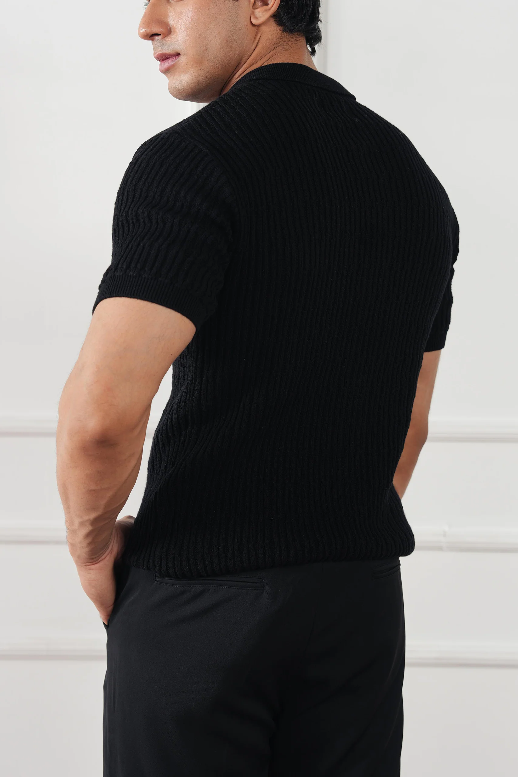 Cable Knit Shirt (MKB-01) - Image 6