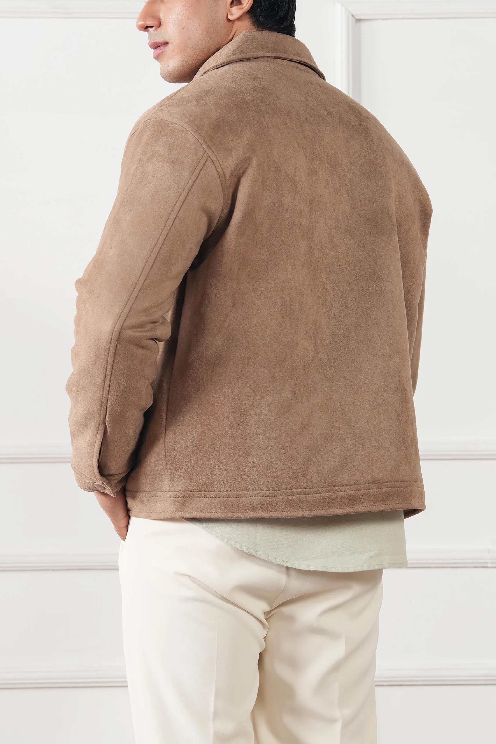 Classic Suede Jacket (MLJ-02) - Image 5