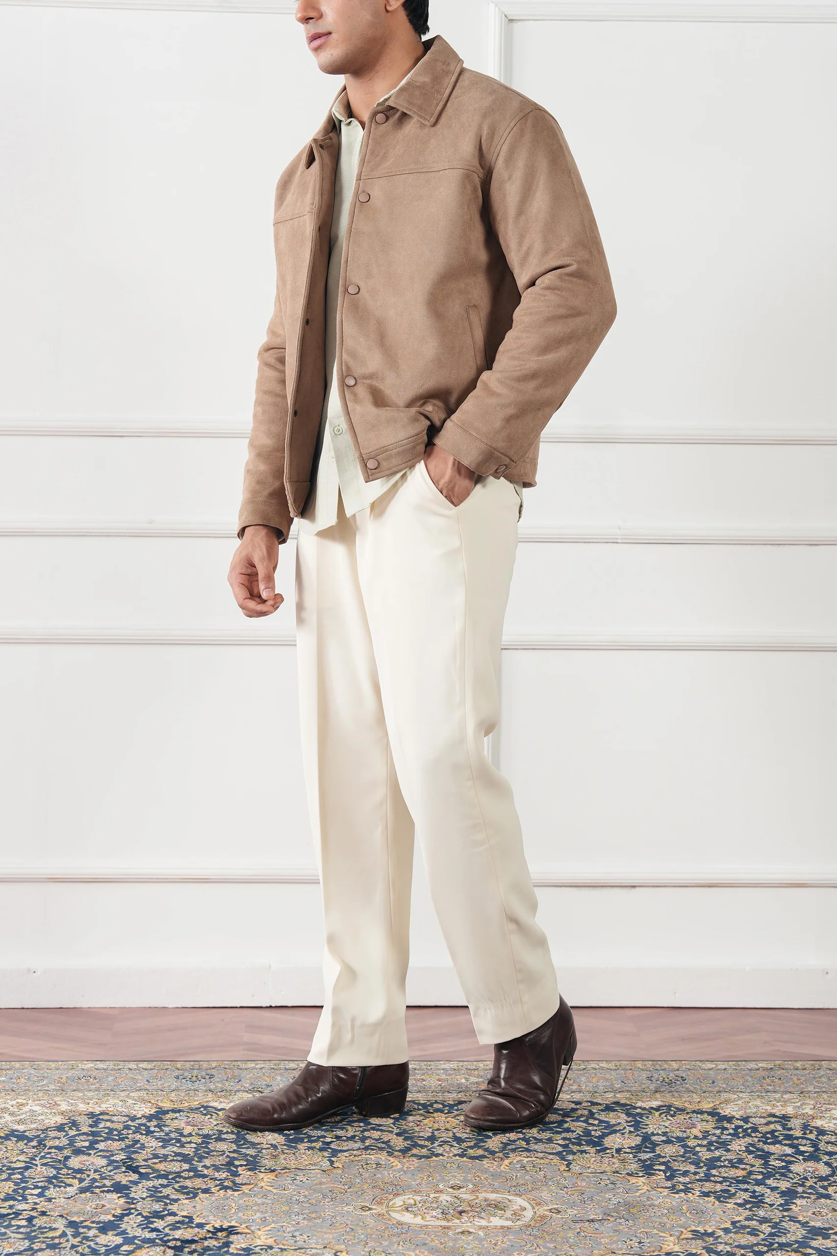 Classic Suede Jacket (MLJ-02) - Image 6