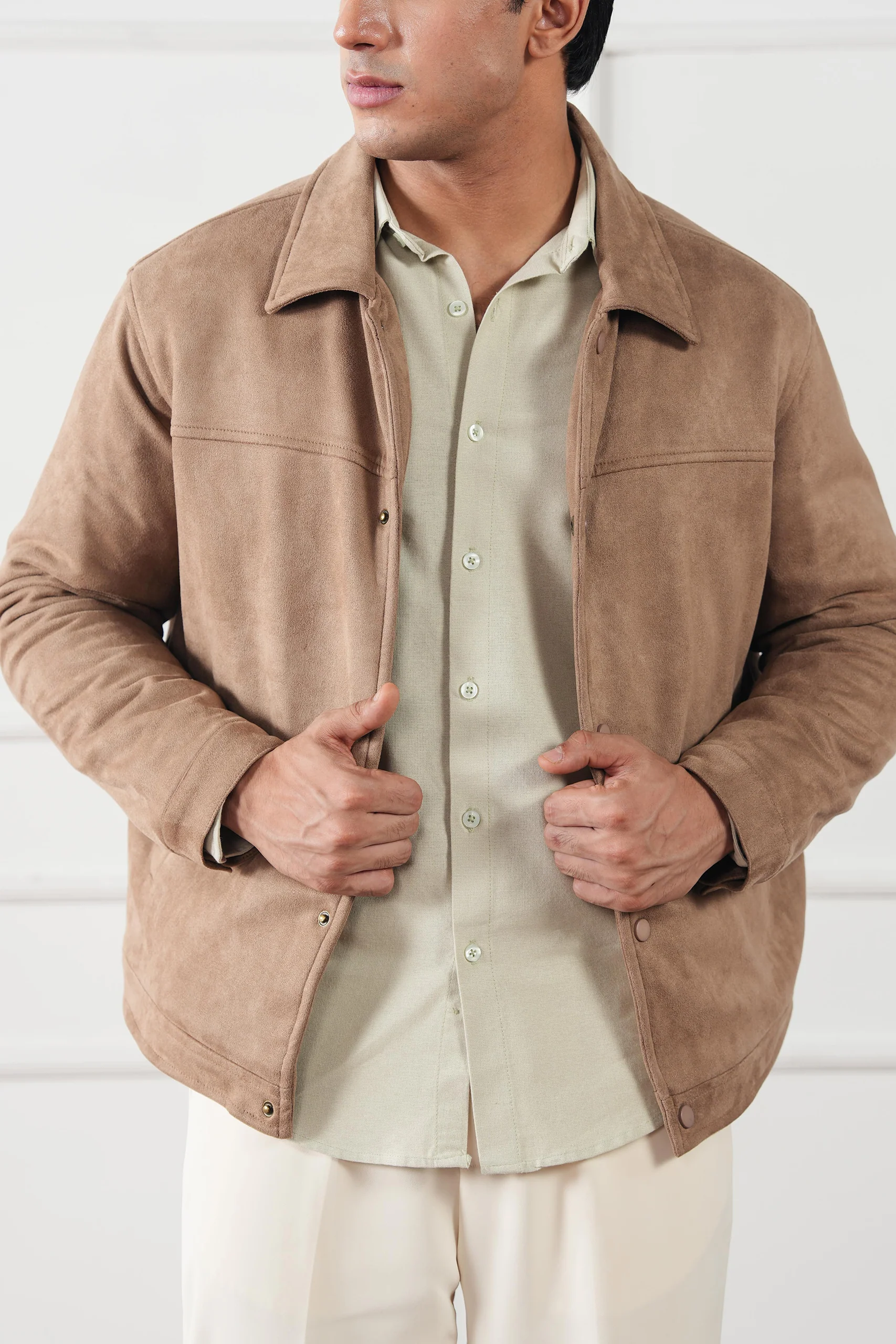 Classic Suede Jacket (MLJ-02) - Image 7