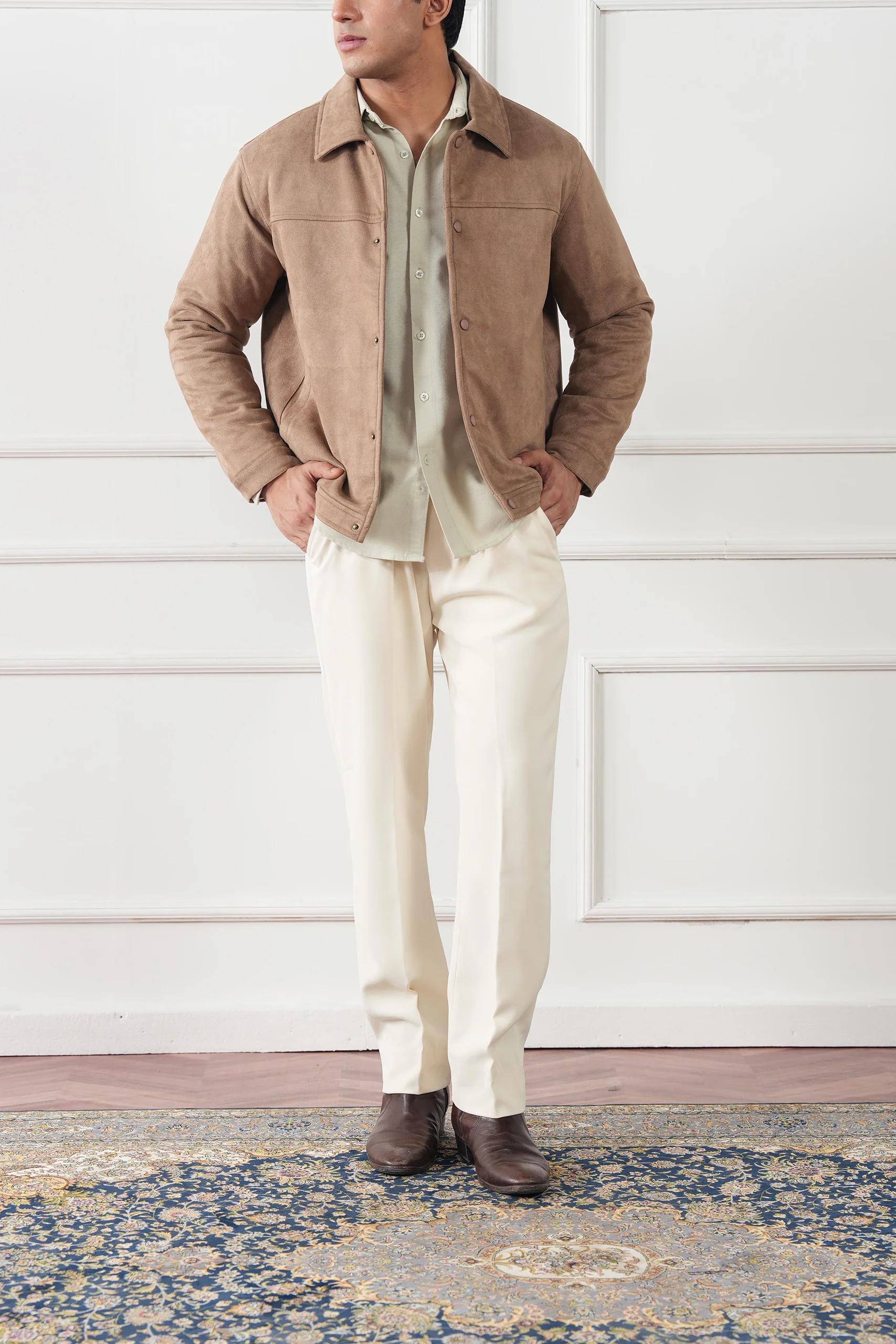 Classic Suede Jacket (MLJ-02) - Image 9