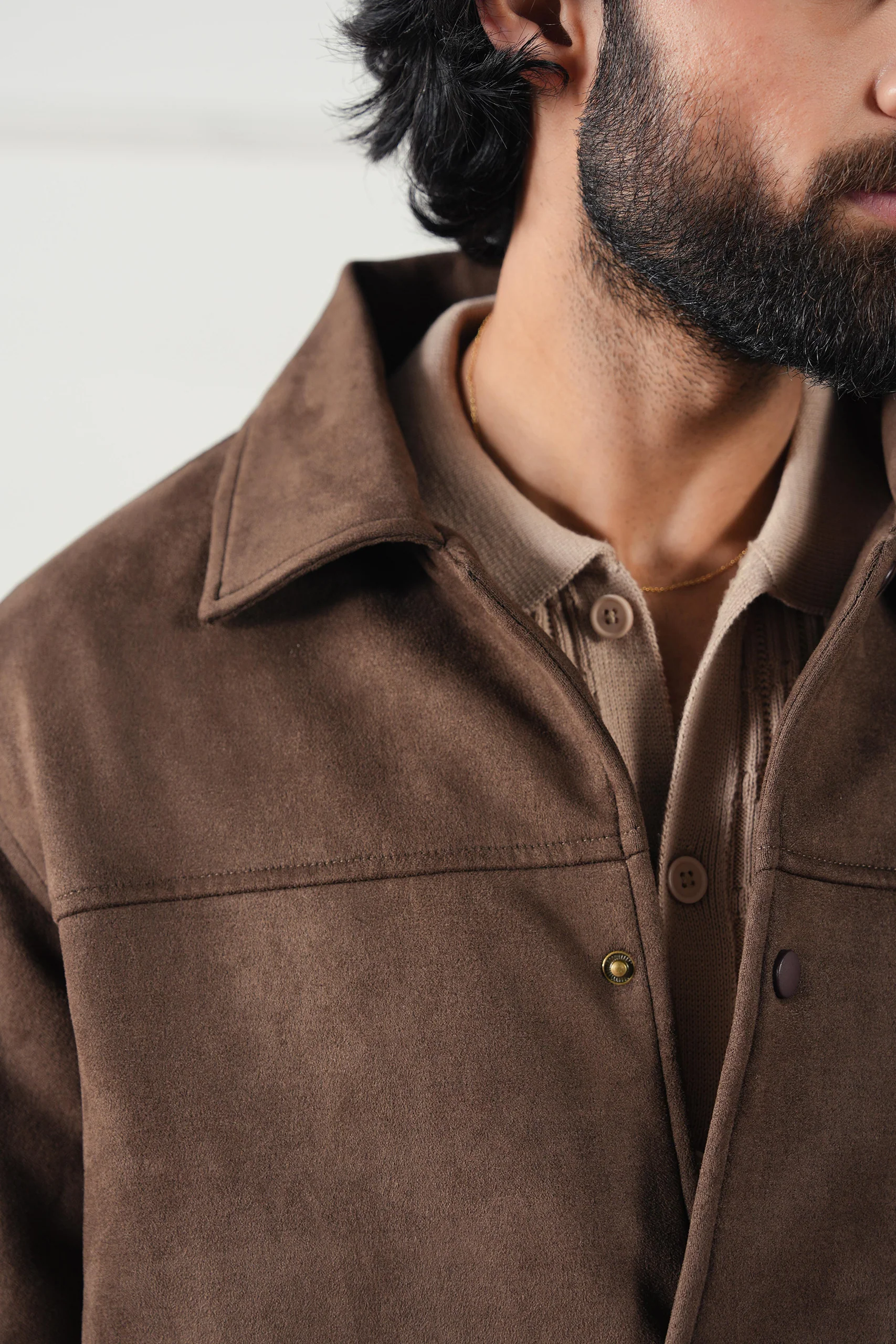 Classic Suede Jacket (MLJ-03) - Image 11