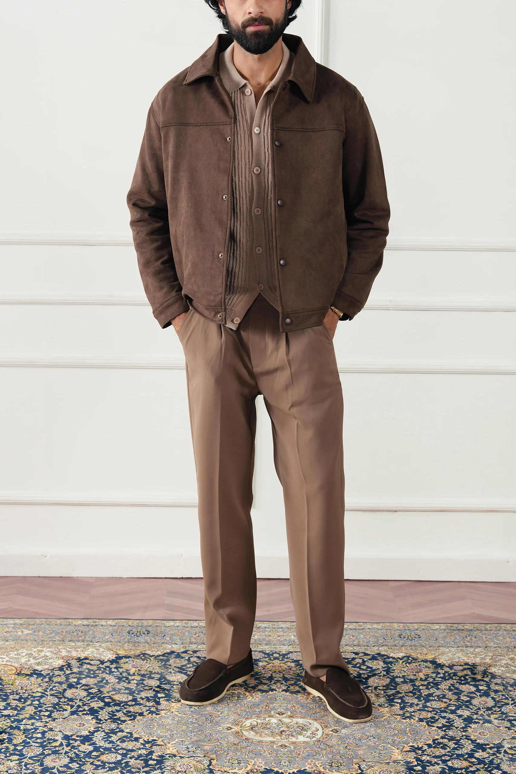 Classic Suede Jacket (MLJ-03) - Image 12