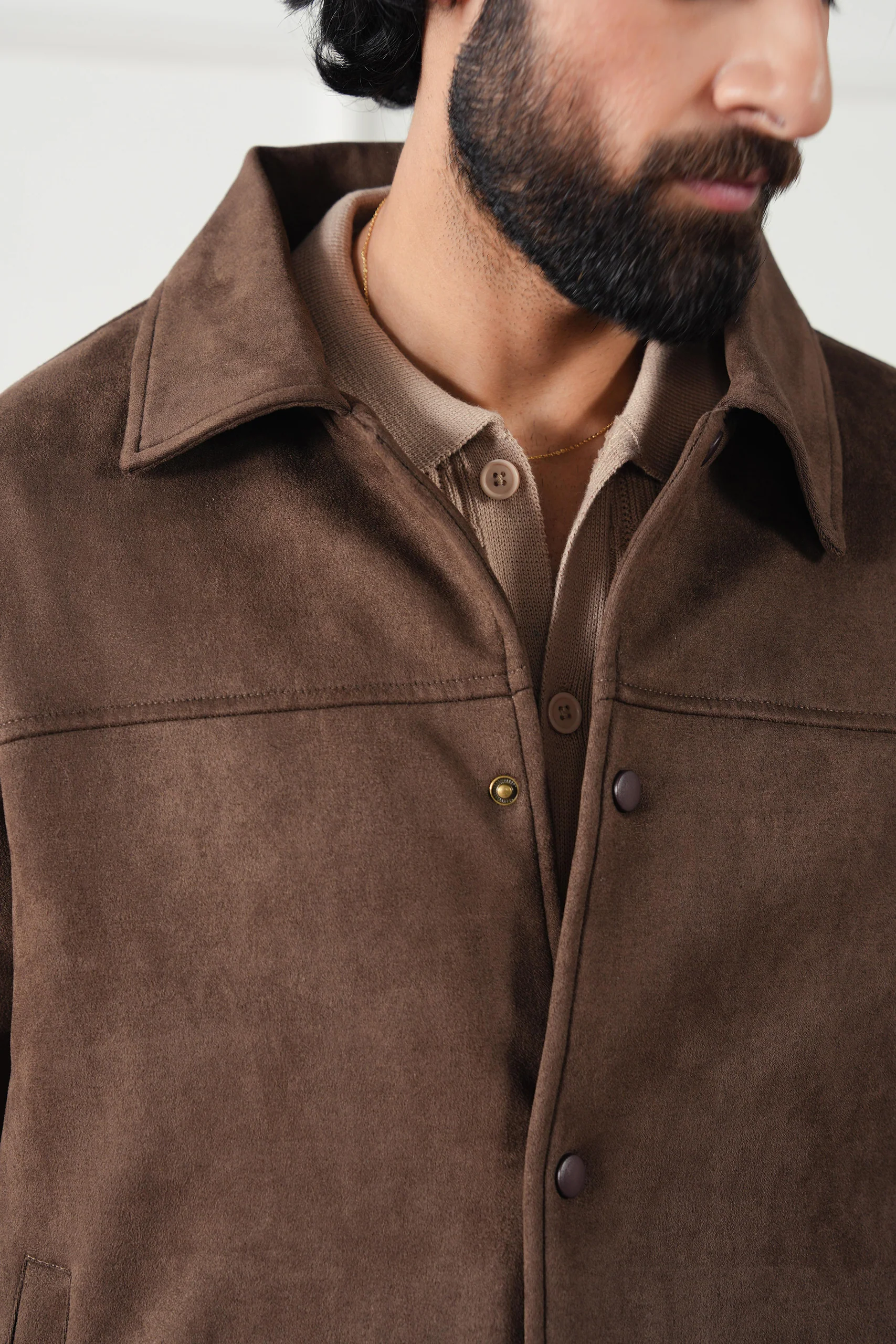 Classic Suede Jacket (MLJ-03) - Image 3