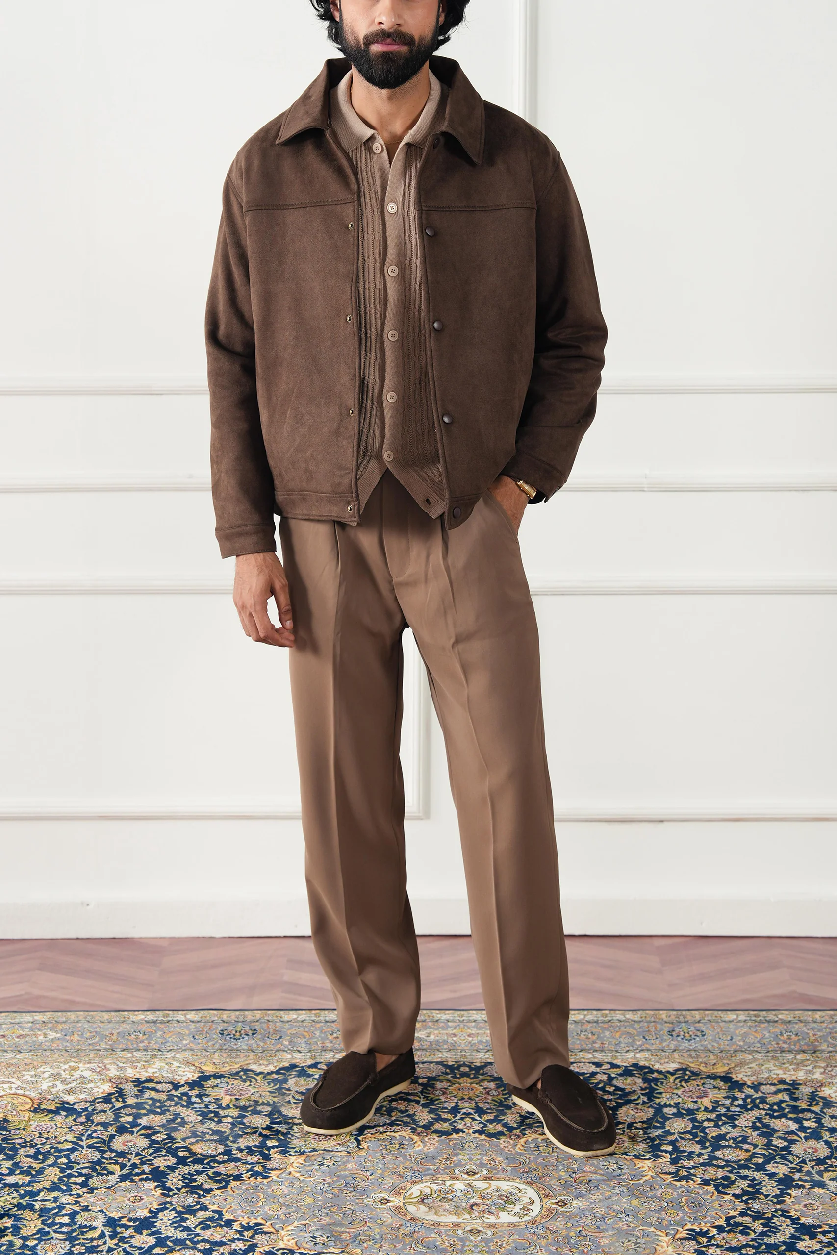 Classic Suede Jacket (MLJ-03) - Image 8