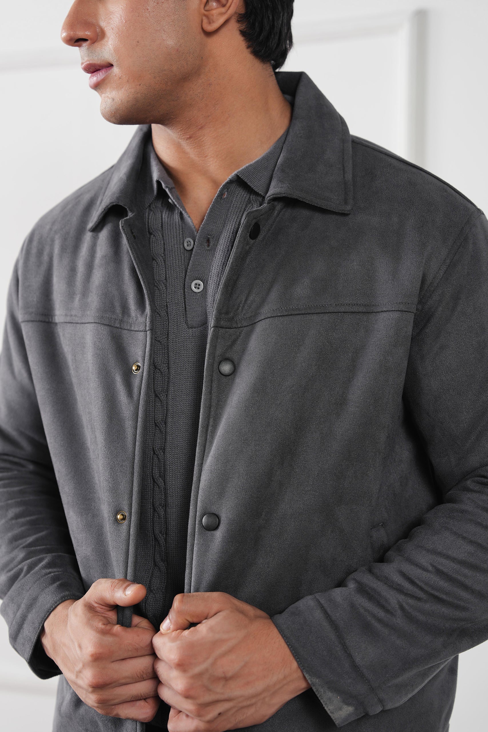 Classic Suede Jacket (MLJ-04) - Image 13