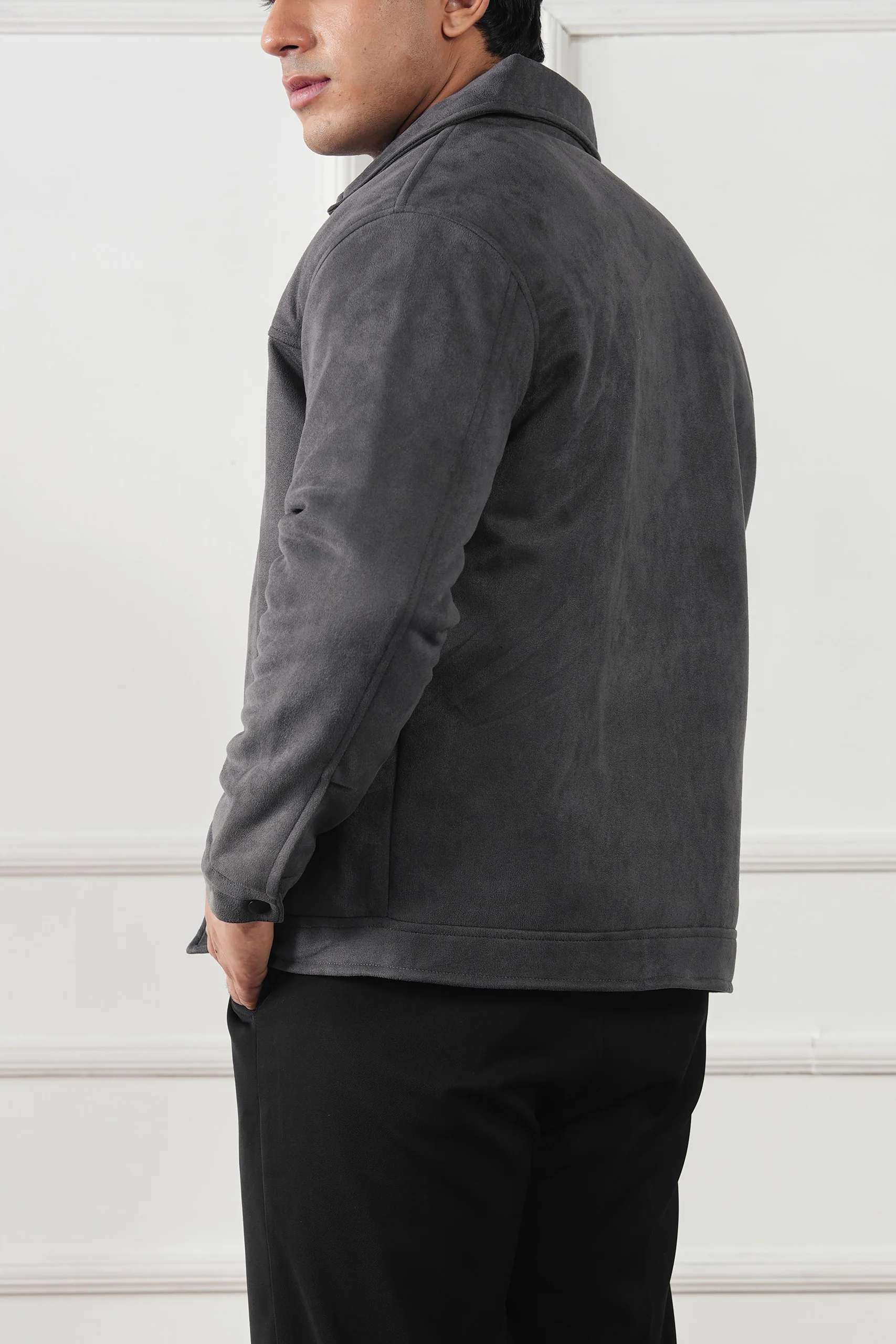 Classic Suede Jacket (MLJ-04) - Image 5