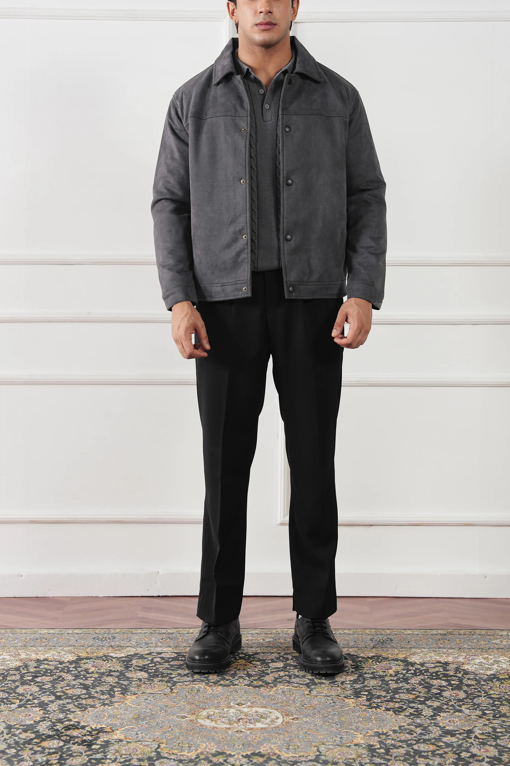 Classic Suede Jacket (MLJ-04) - Image 6
