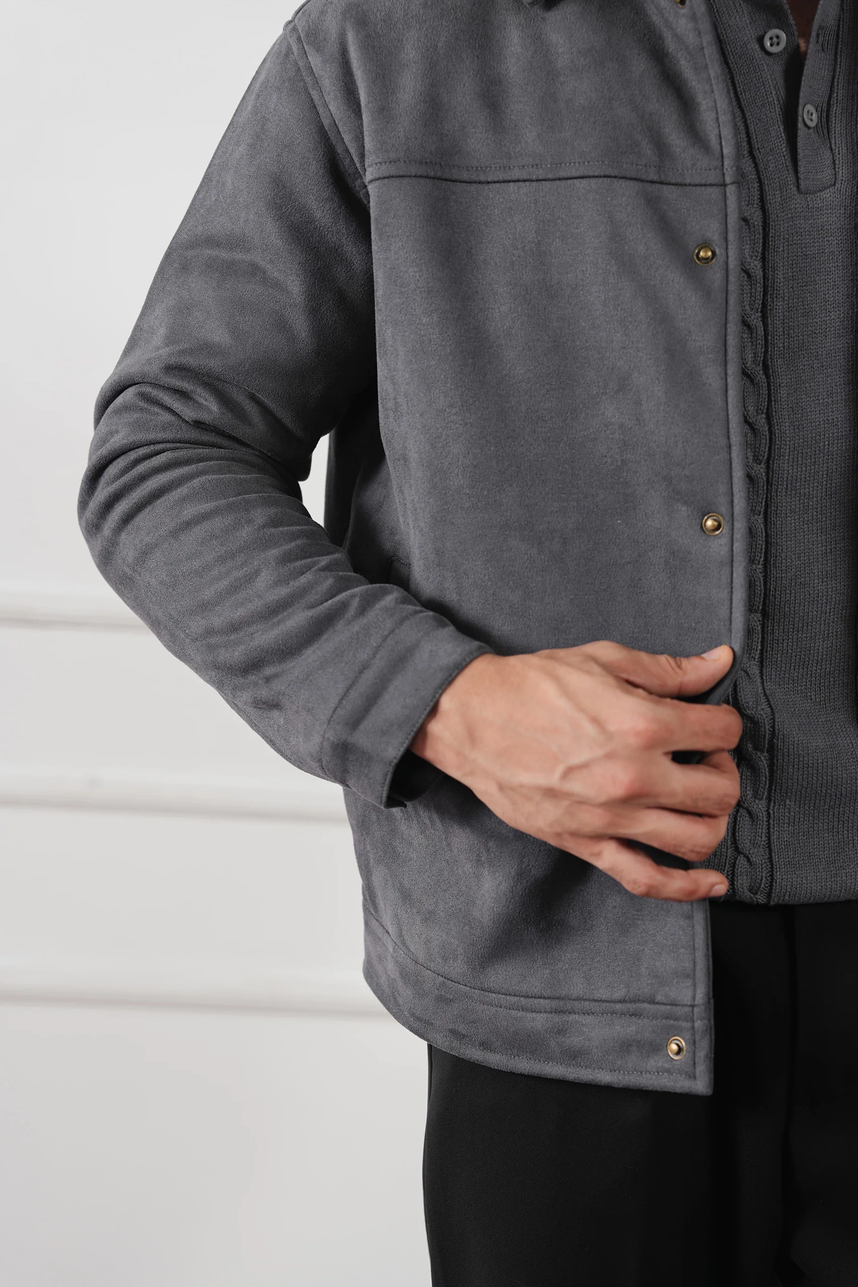 Classic Suede Jacket (MLJ-04) - Image 9