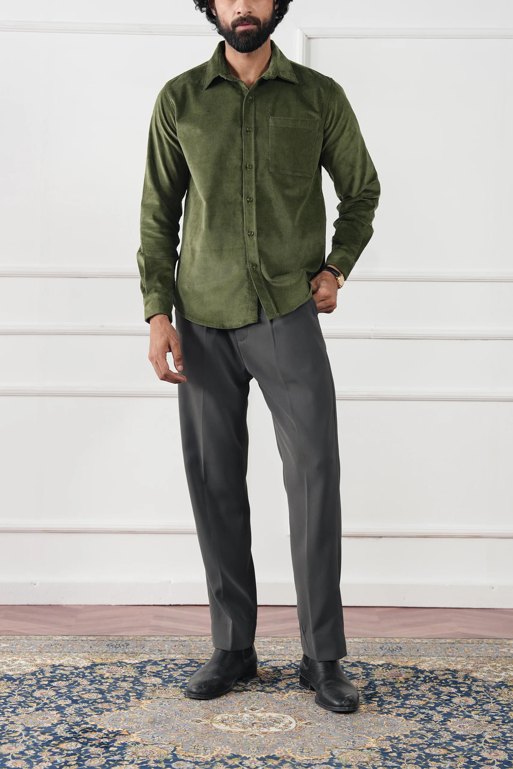 Corduroy Overshirt (MCS-15) - Image 2
