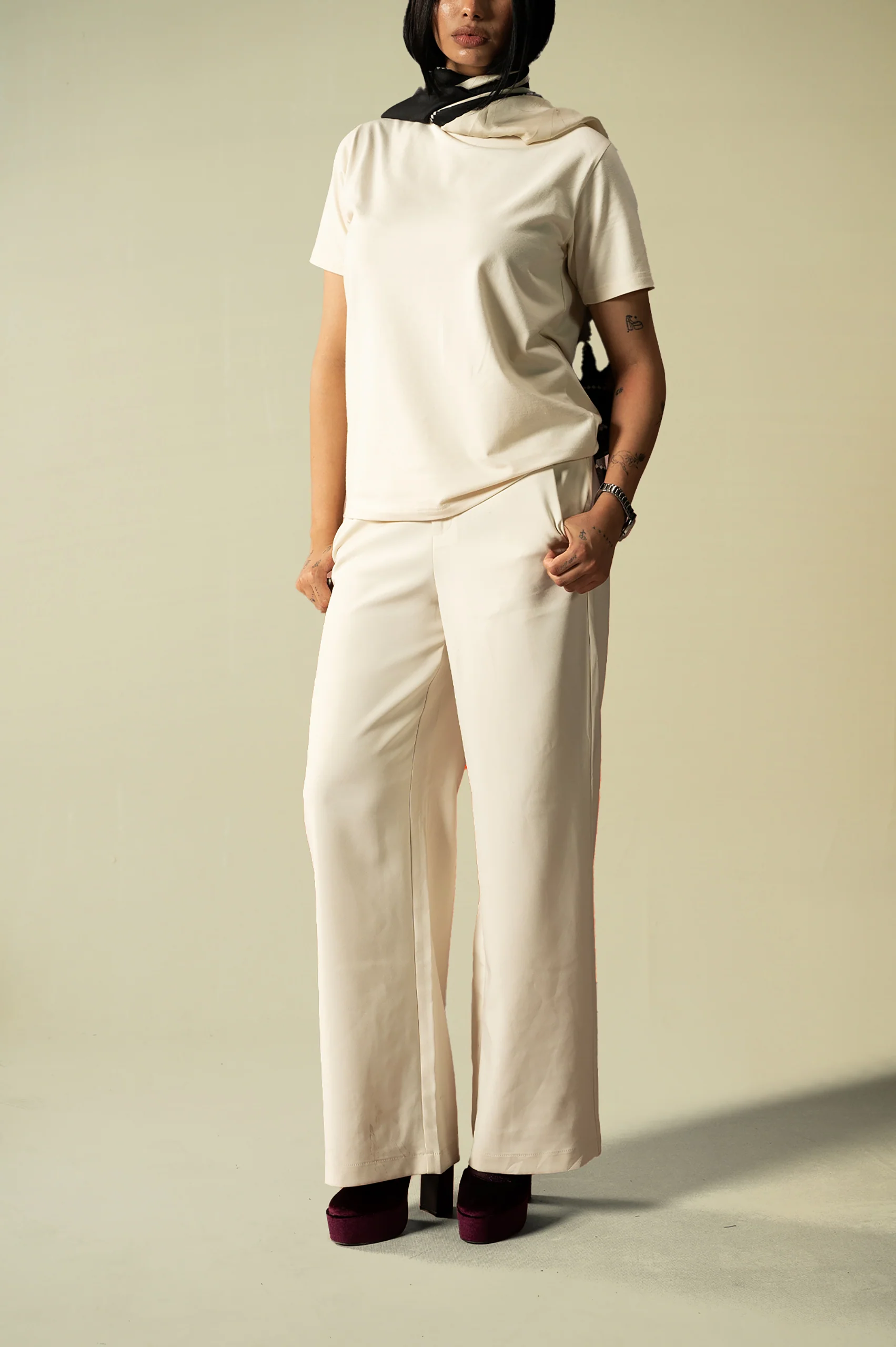 Cream Flex T-Shirt - Image 3
