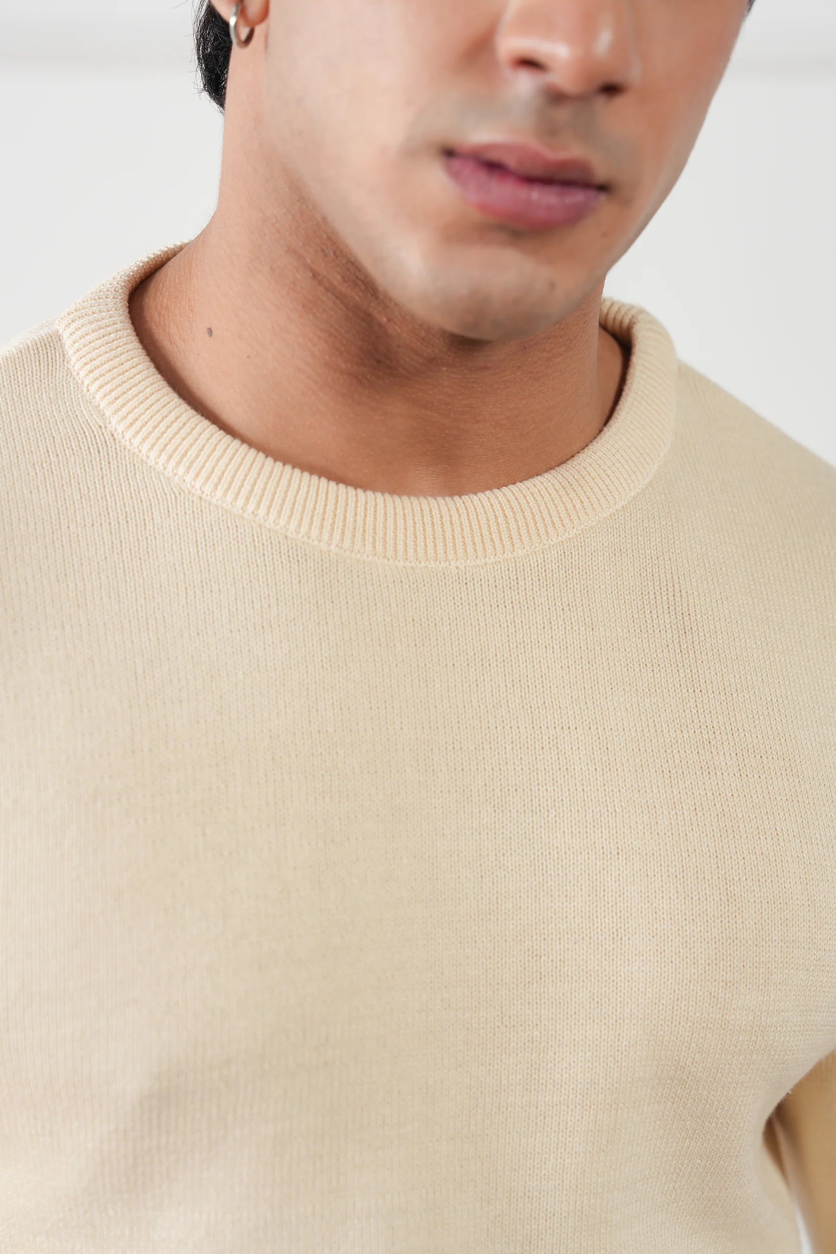 Crew Neck Knit Sweater (MKS-01) - Image 4
