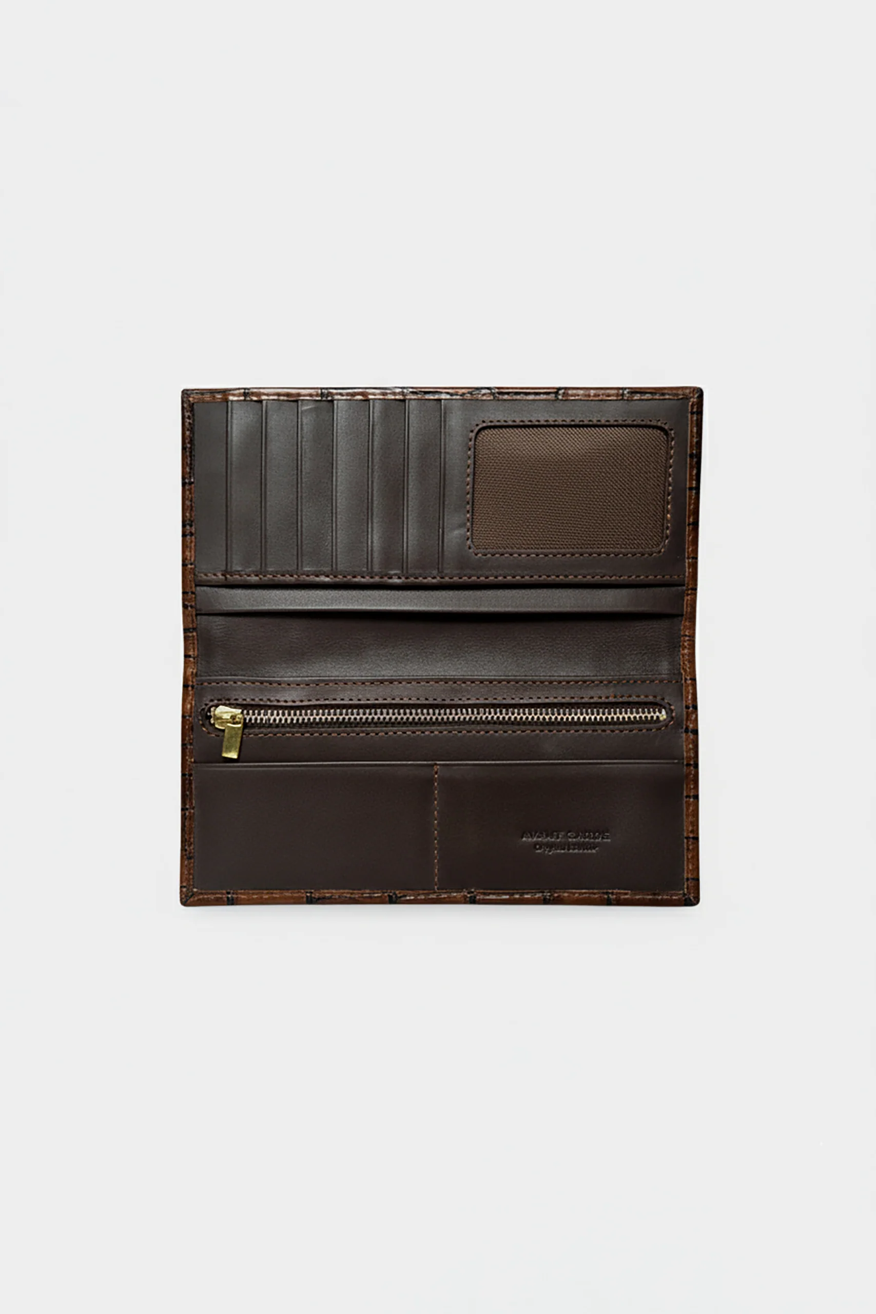 Croc Textured Leather Long Wallet (LW-01) - Image 2