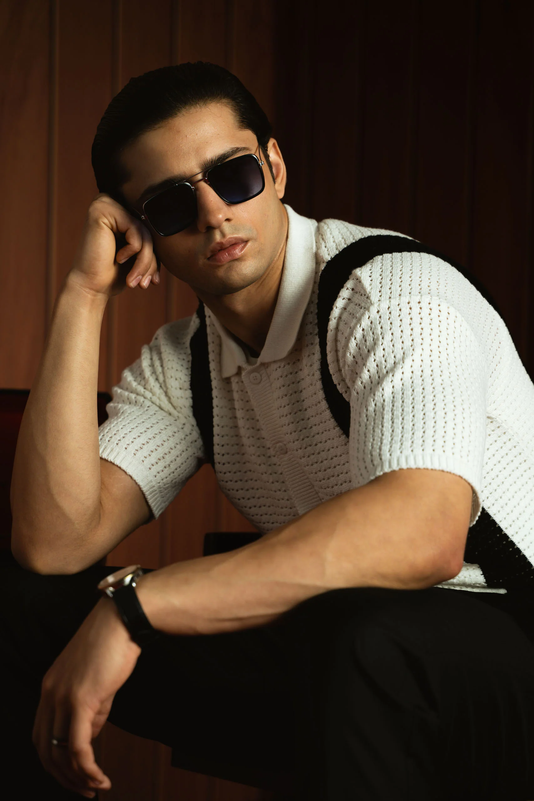 Crochet Knitted Button Down Shirt (KBD-04) - Image 13