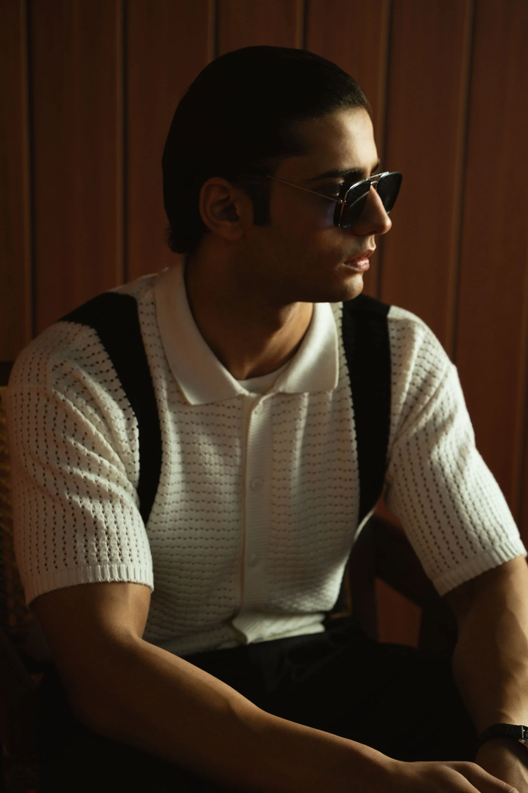 Crochet Knitted Button Down Shirt (KBD-04) - Image 14