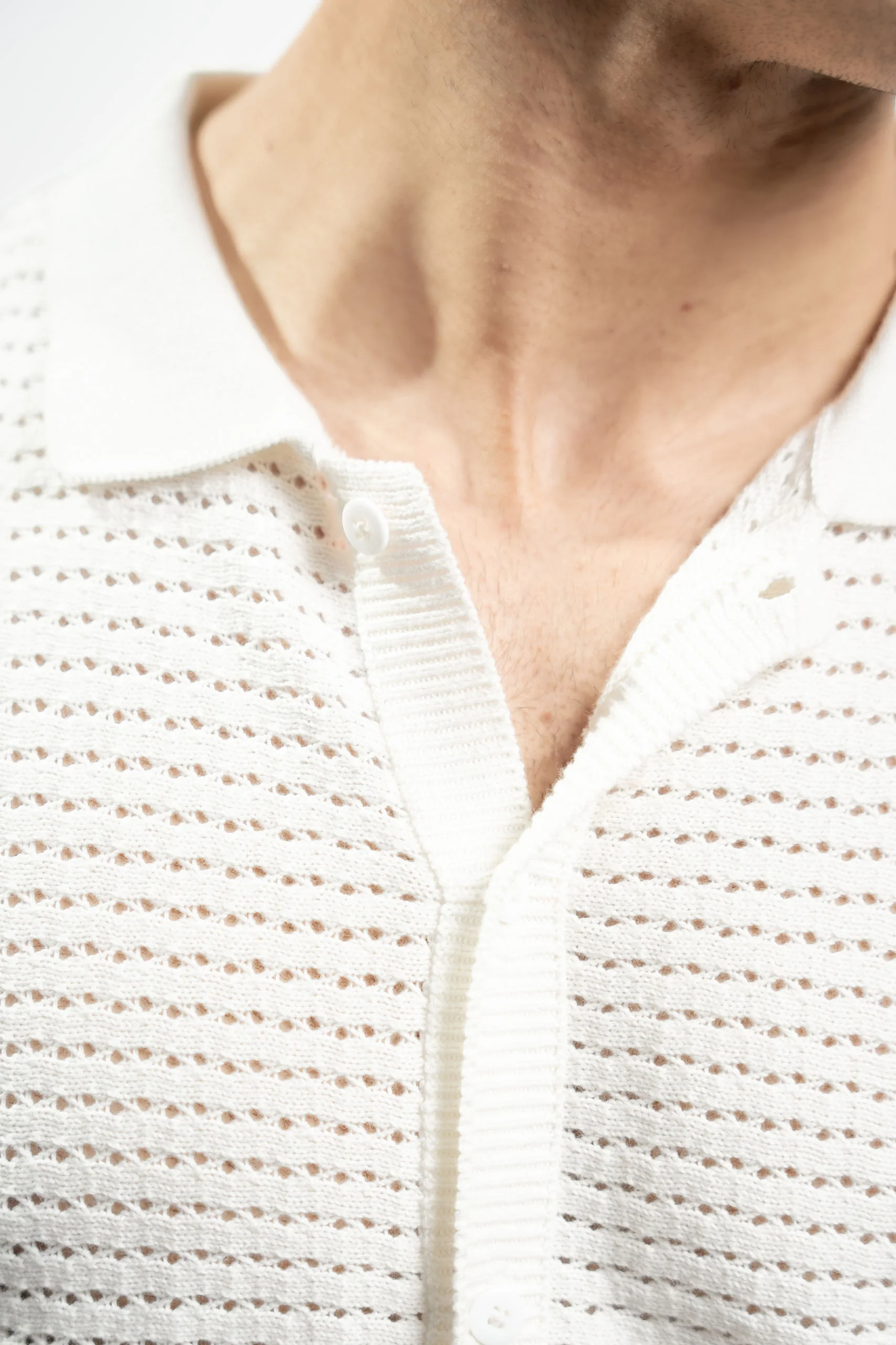 Crochet Knitted Button Down Shirt (KBD-04) - Image 3