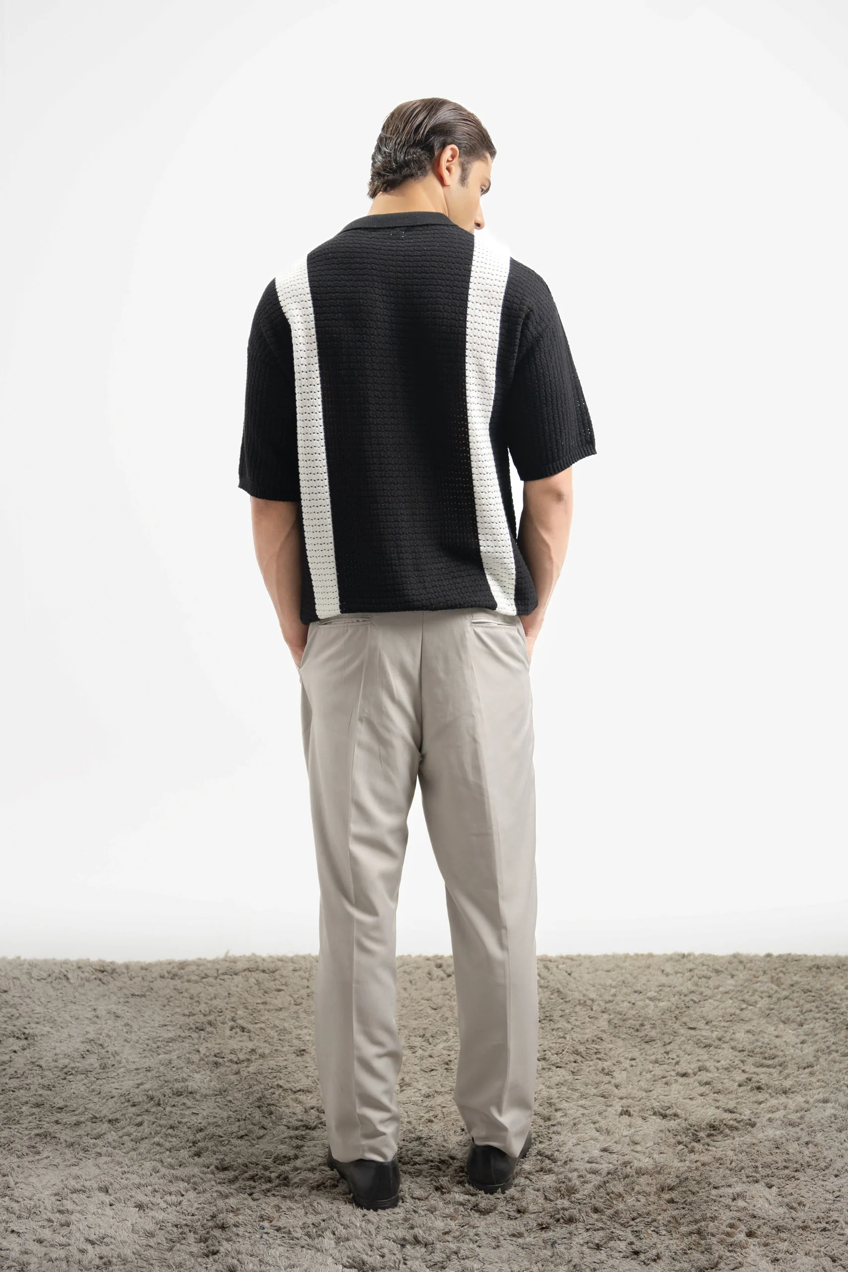 Crochet Knitted Button Down Shirt (KBD-05) - Image 6