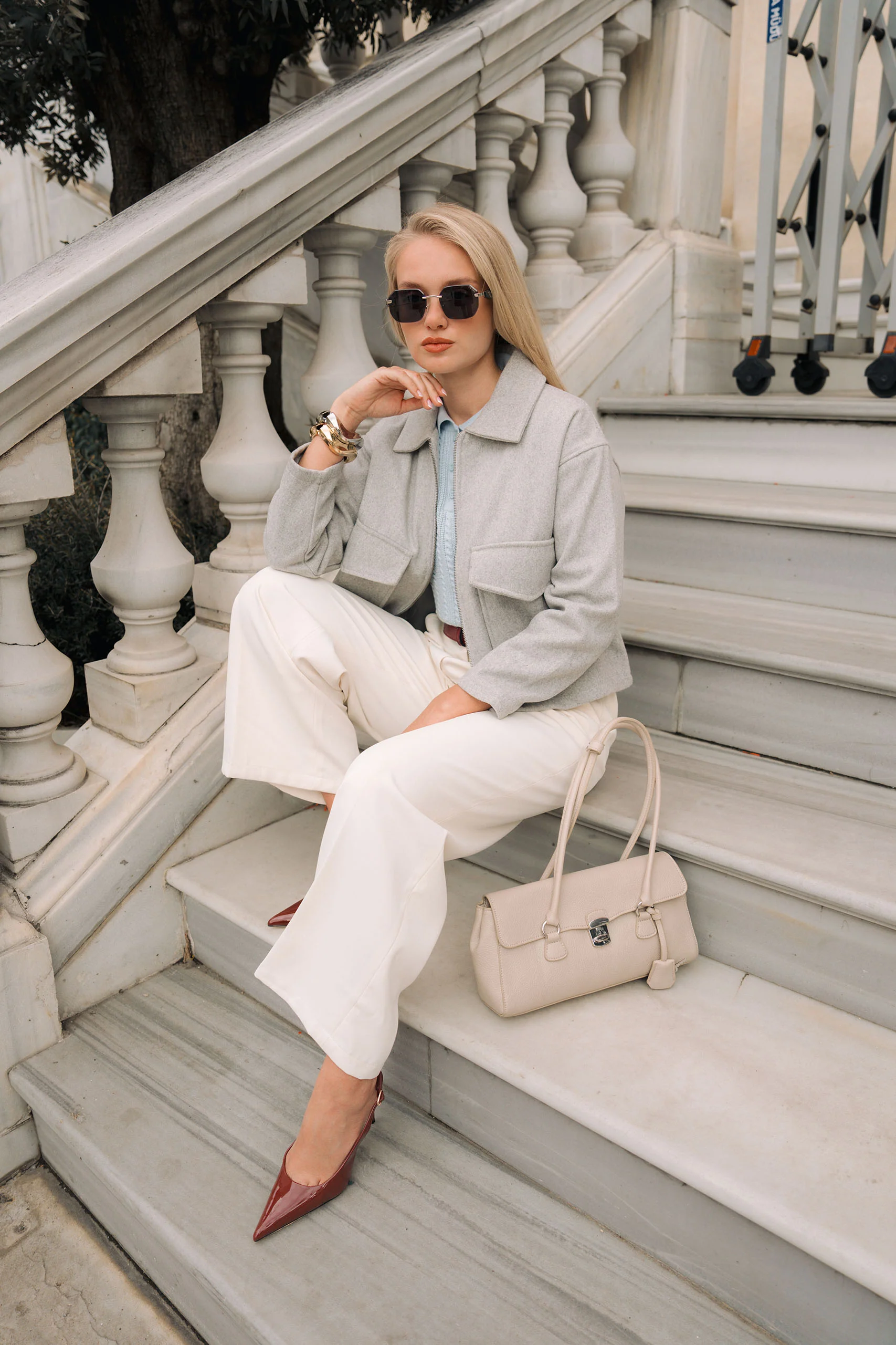 Cropped Wool Jacket (WWJ-01) - Image 5