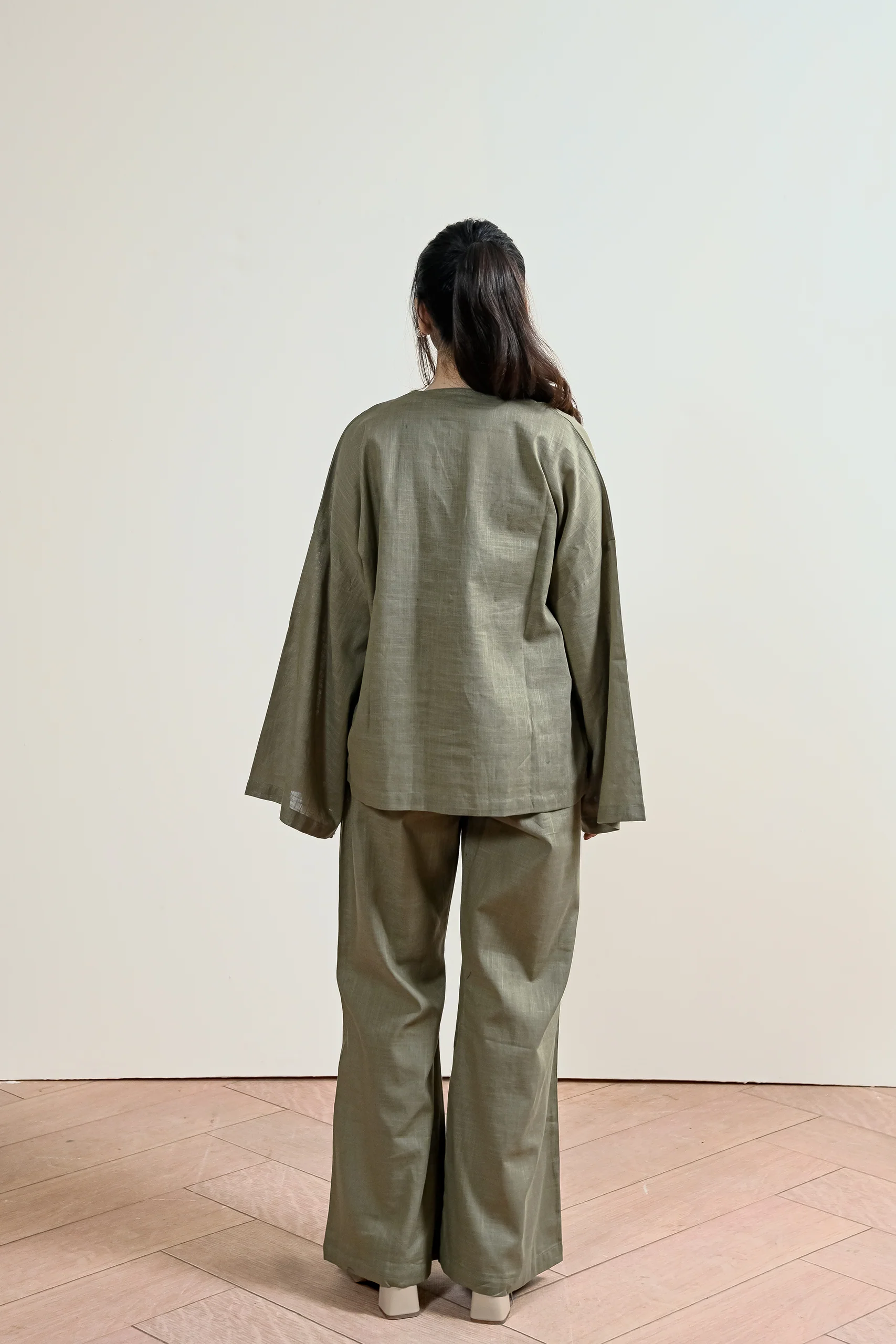 Flared Linen Trouser (WRT-02) - Image 5