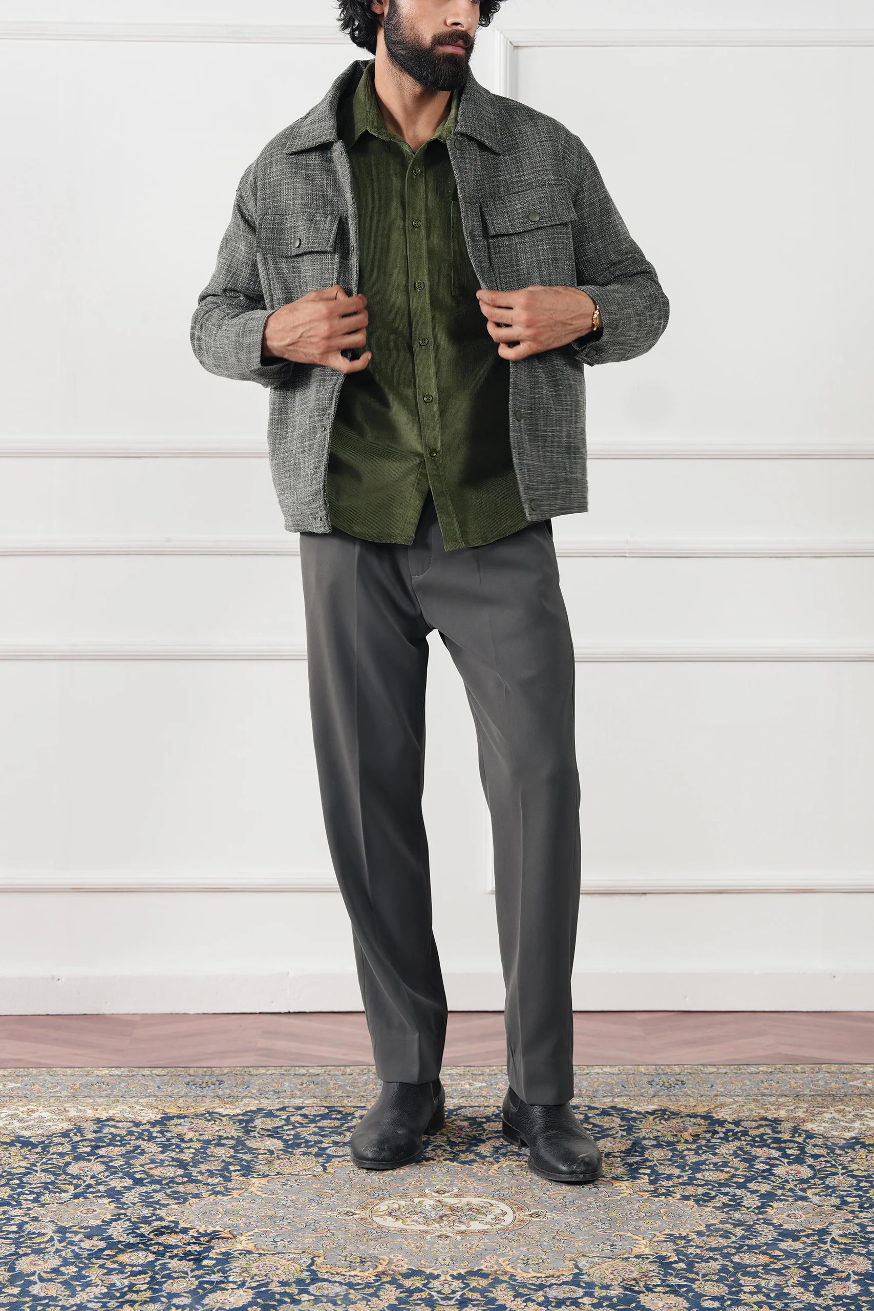 Harrington Wool Jacket (MWJ-06) - Image 11