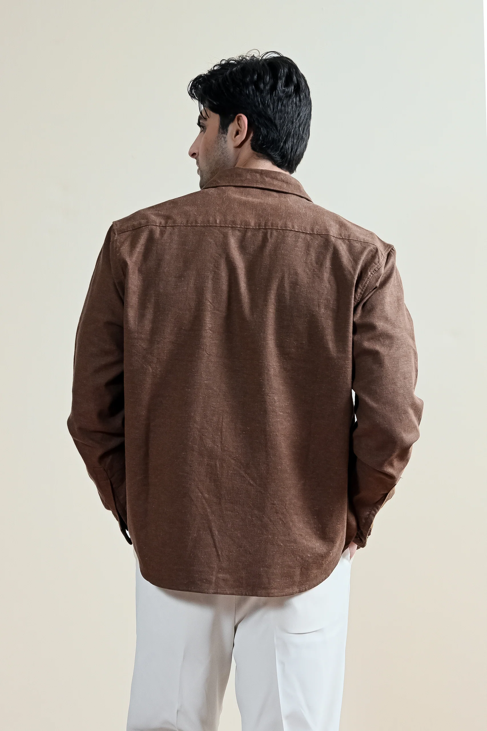 Heritage Double Pocket Linen Shirt (MCS-16) - Image 4