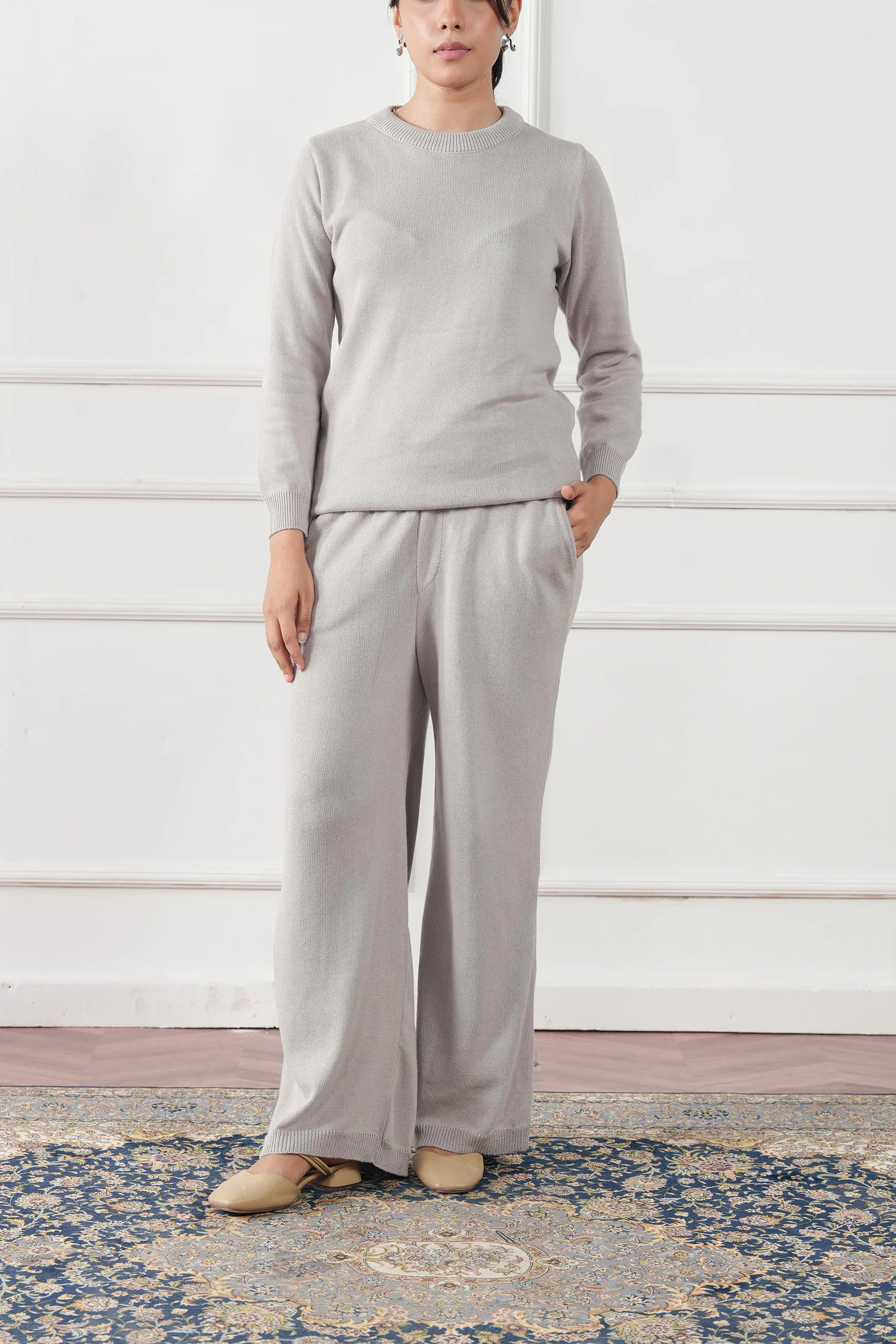 Knitted Straight Trouser (WKT-02) - Image 6