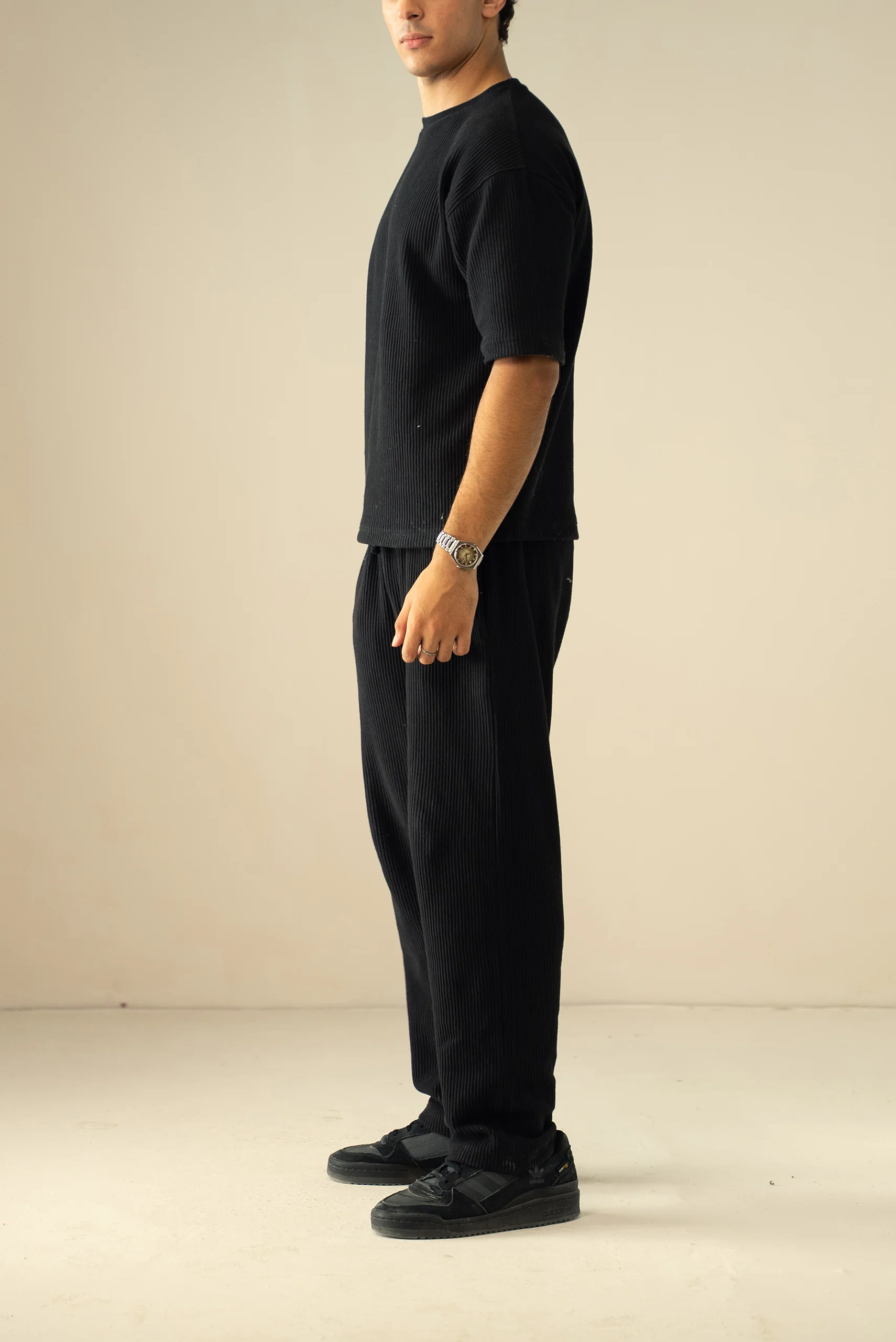 Ottoman Knit Textured T-Shirt (OST-01) - Image 6