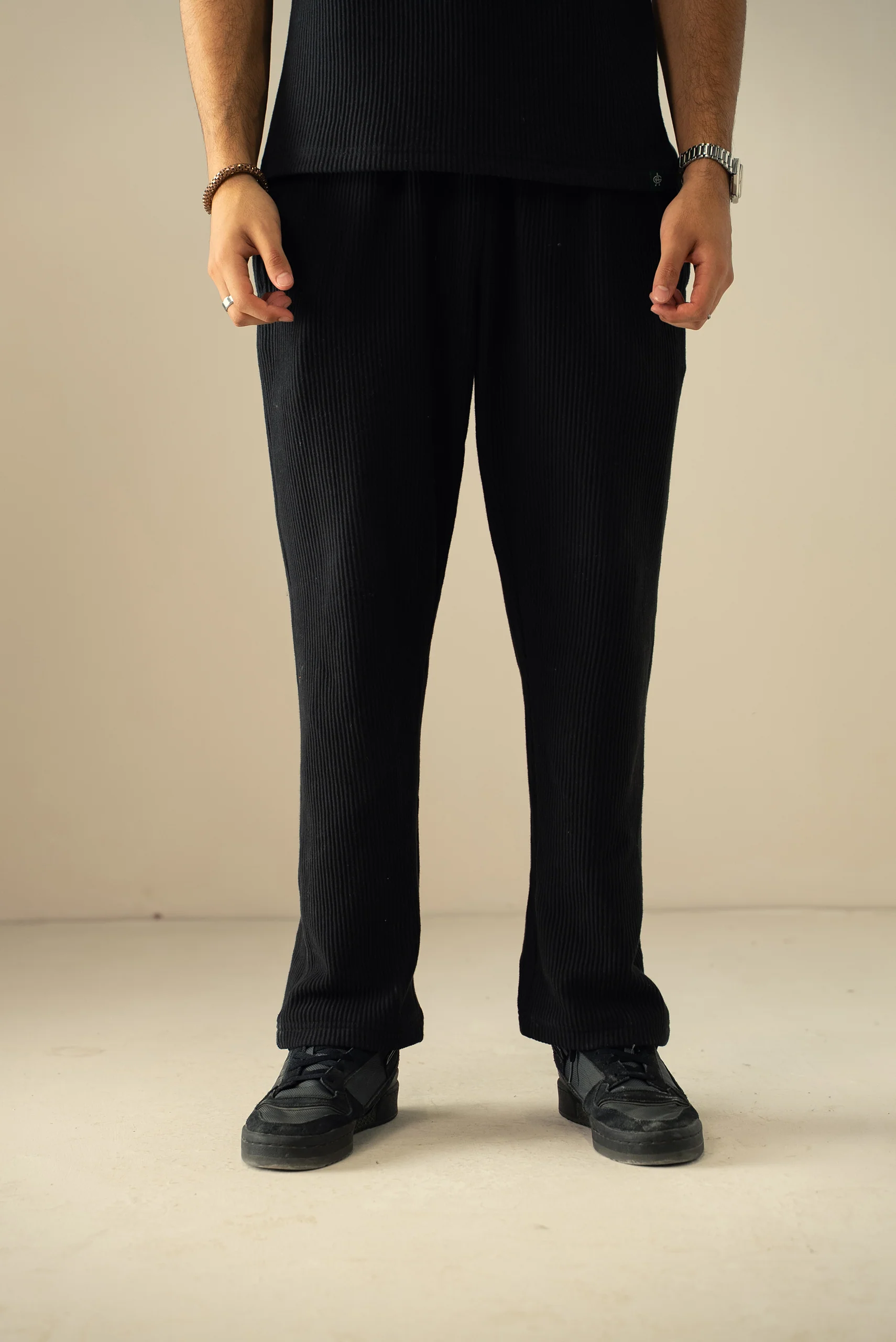 Ottoman Knit Textured Trouser (RFT-01) - Image 3
