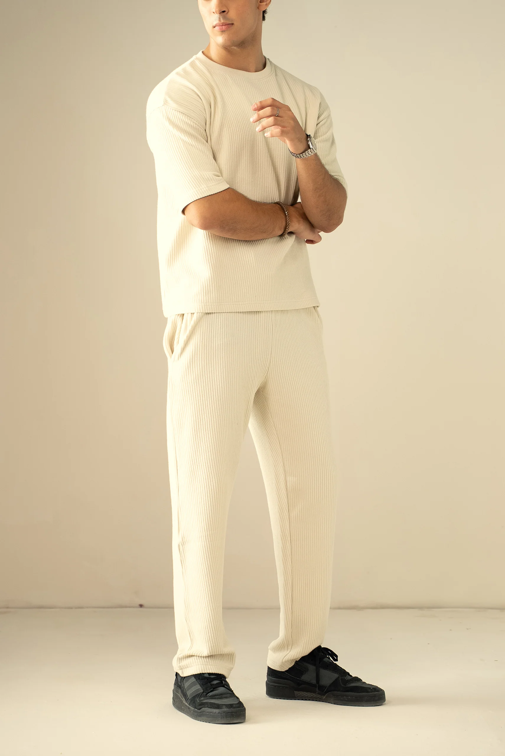 Ottoman Knit Textured Trouser (RFT-02) - Image 12