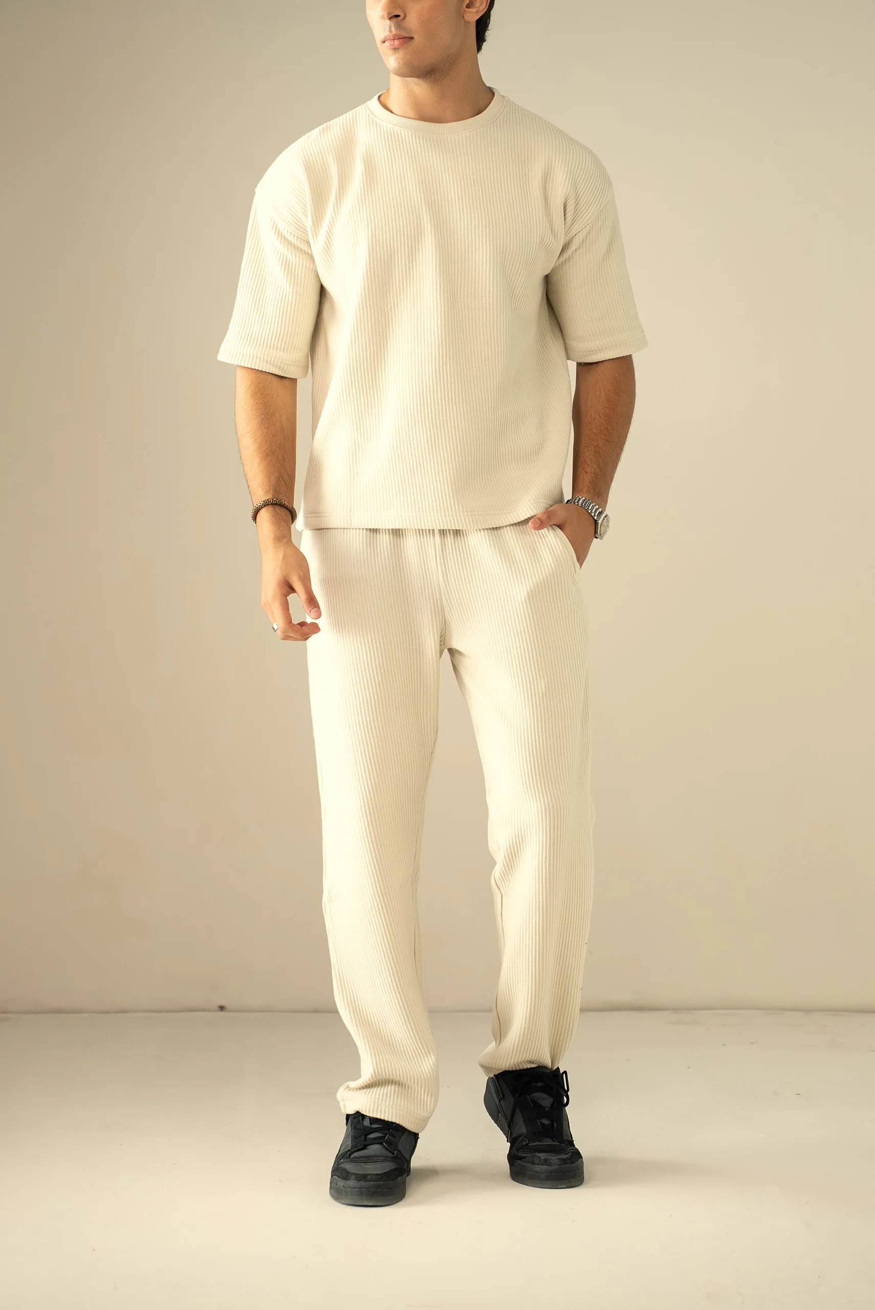 Ottoman Knit Textured Trouser (RFT-02) - Image 9