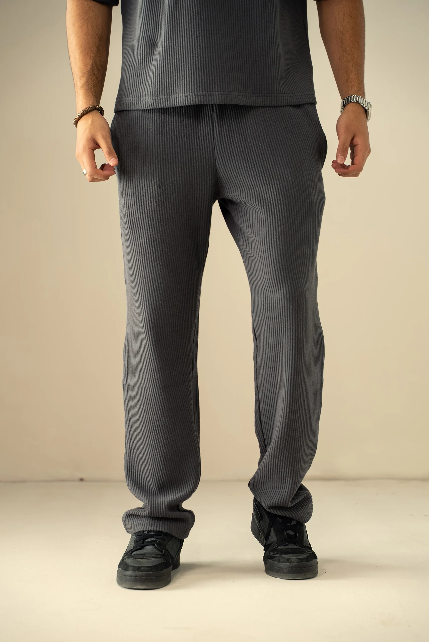 Ottoman Knit Textured Trouser (RFT-03) - Image 6