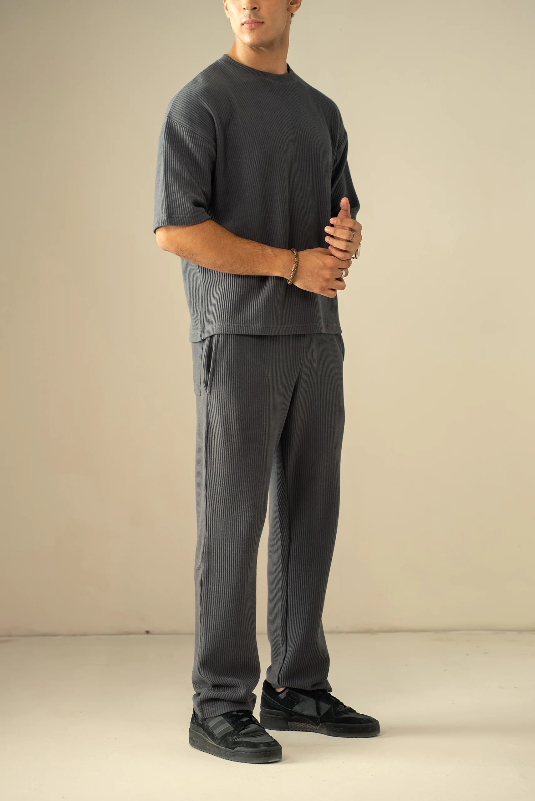 Ottoman Knit Textured Trouser (RFT-03) - Image 7