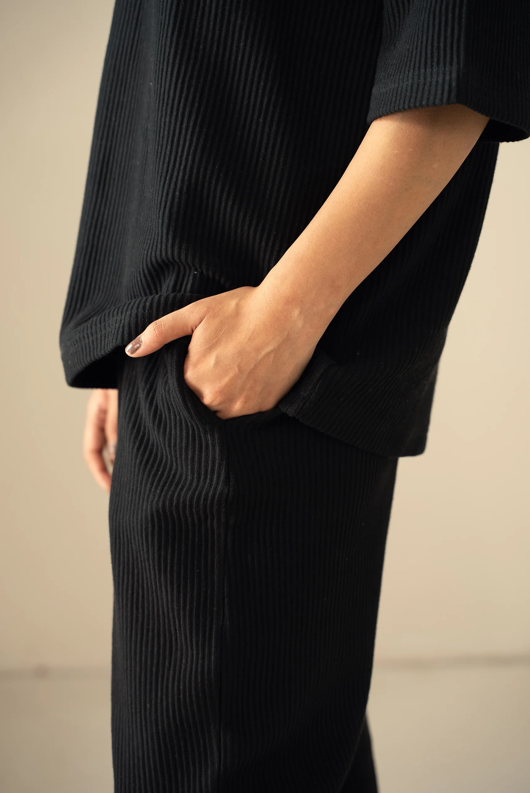 Ottoman Knit Textured Trouser (WRT-01) - Image 5