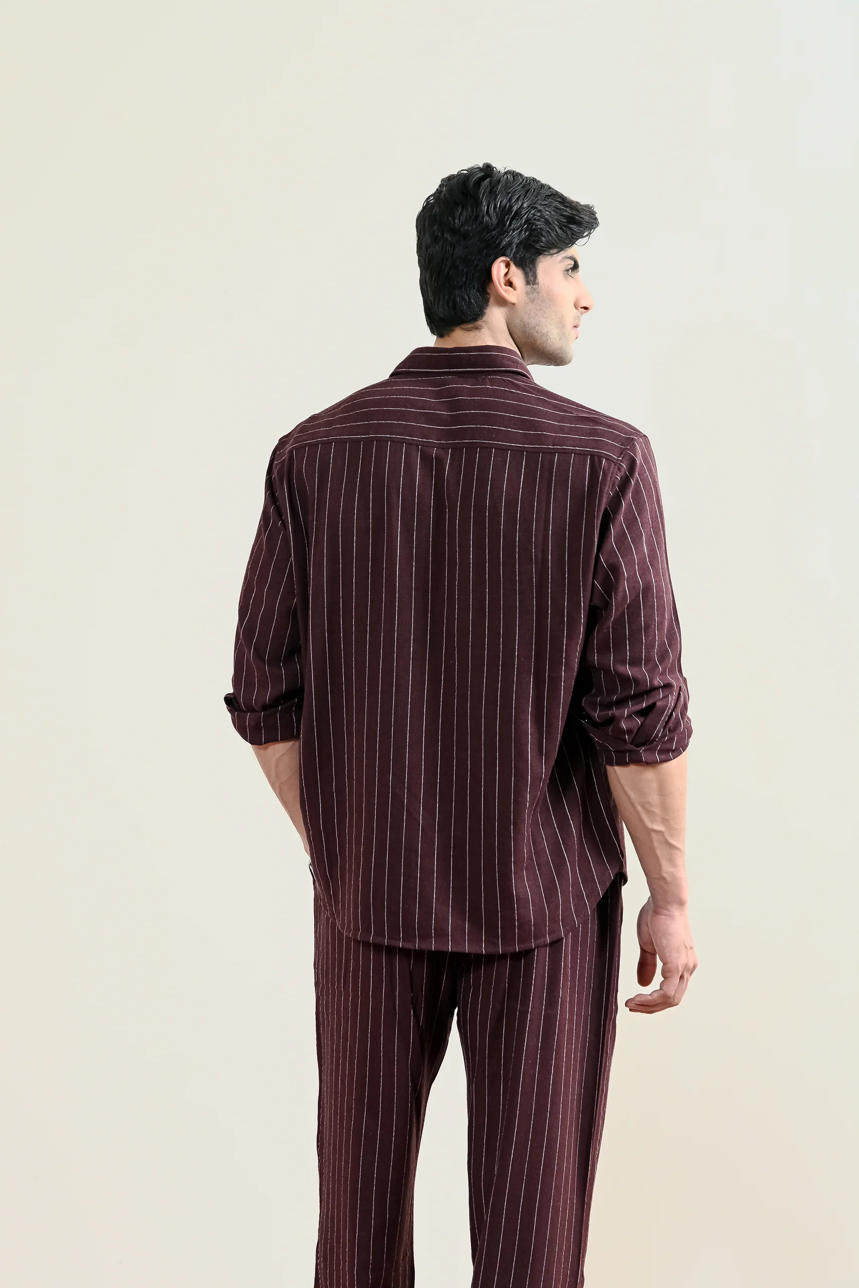 Pinstripe Linen Shirt (MCS-24) - Image 6