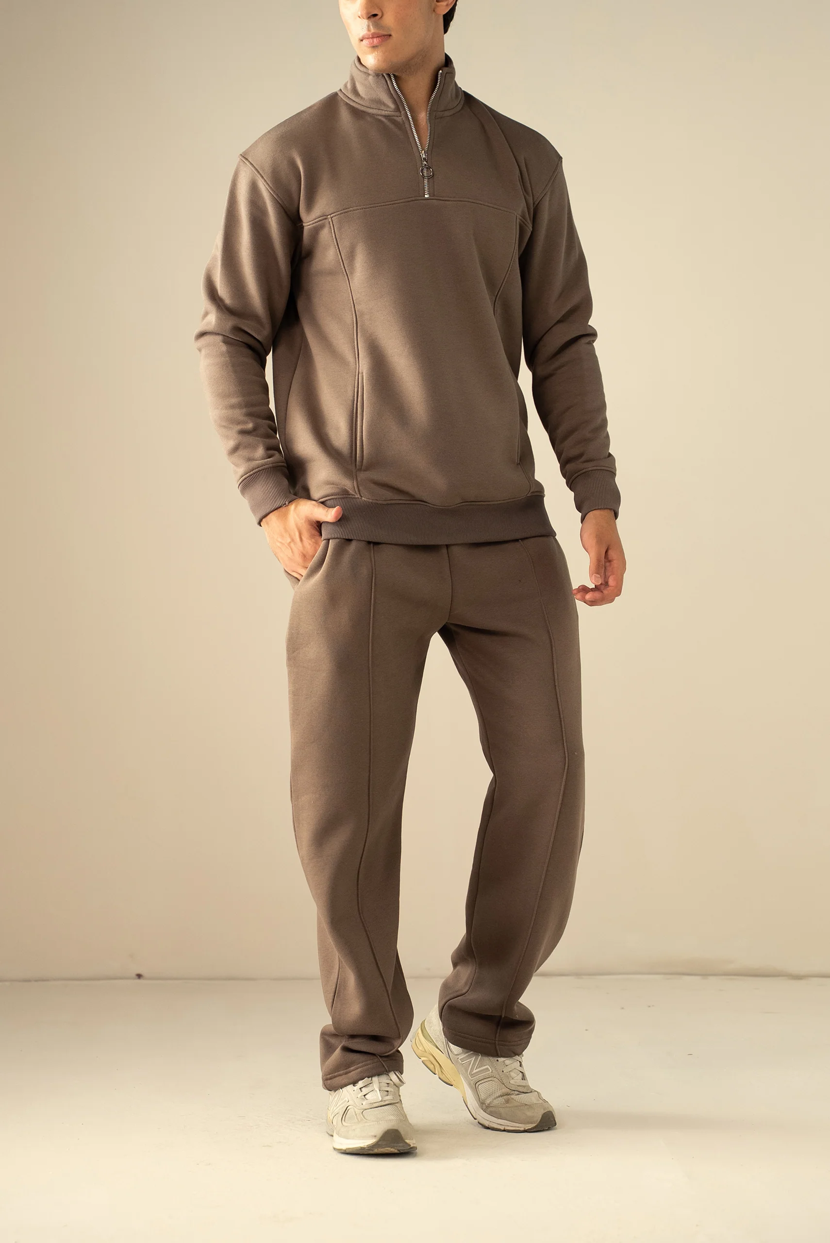 Quarter Zip Sweatshirt (MNZ-04) - Image 16