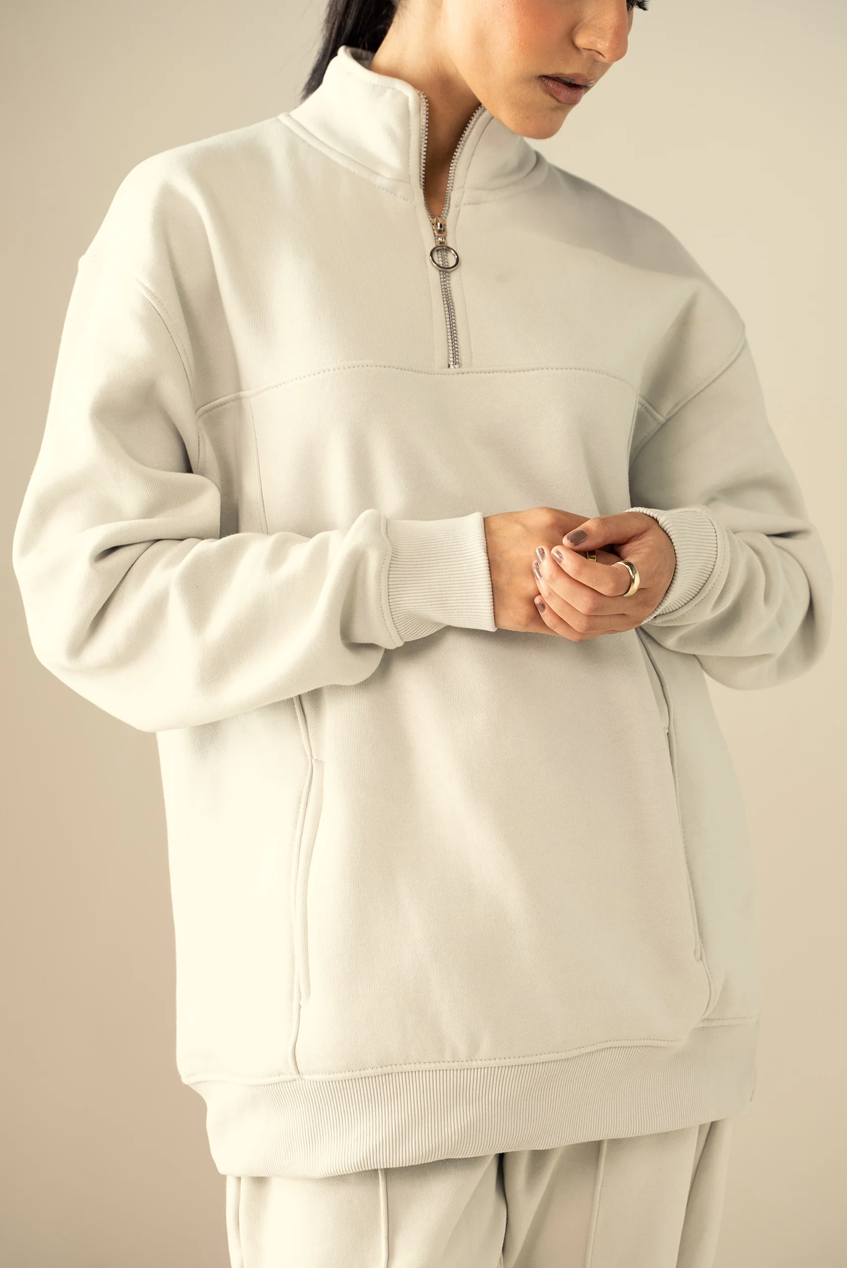 Quarter Zip Sweatshirt (MNZ-05) - Image 18