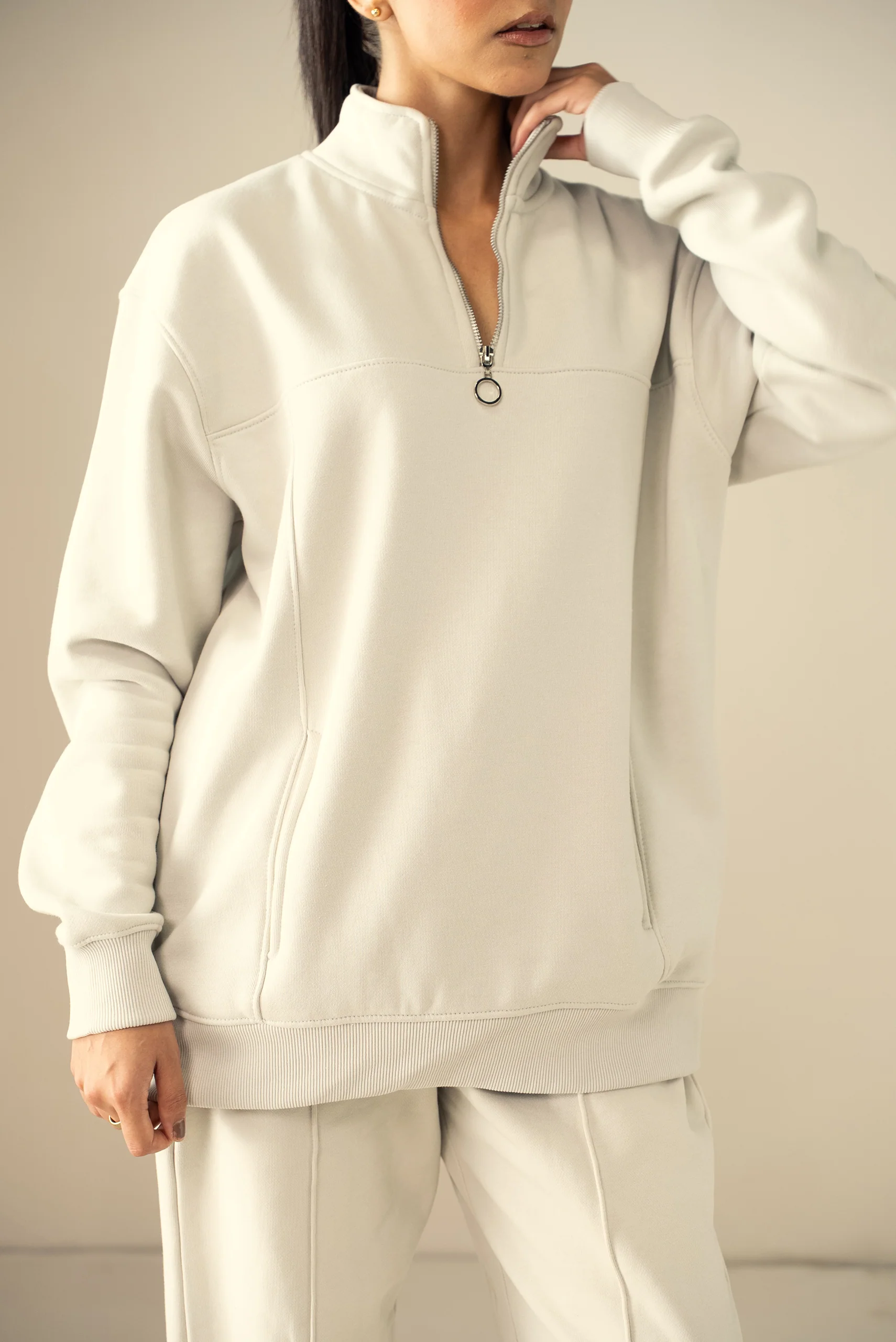 Quarter Zip Sweatshirt (MNZ-05) - Image 4