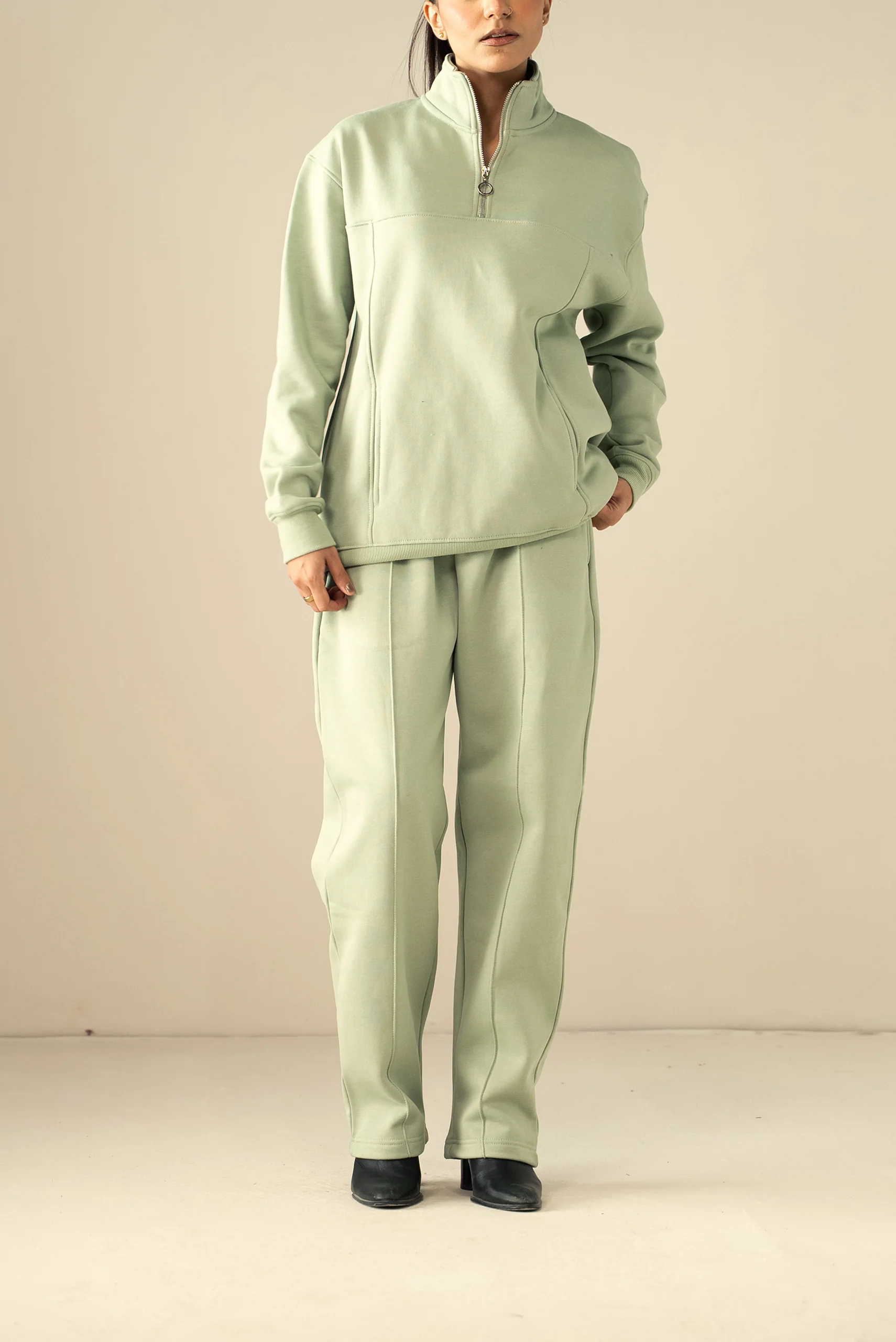 Quarter Zip Sweatshirt (MNZ-06) - Image 13