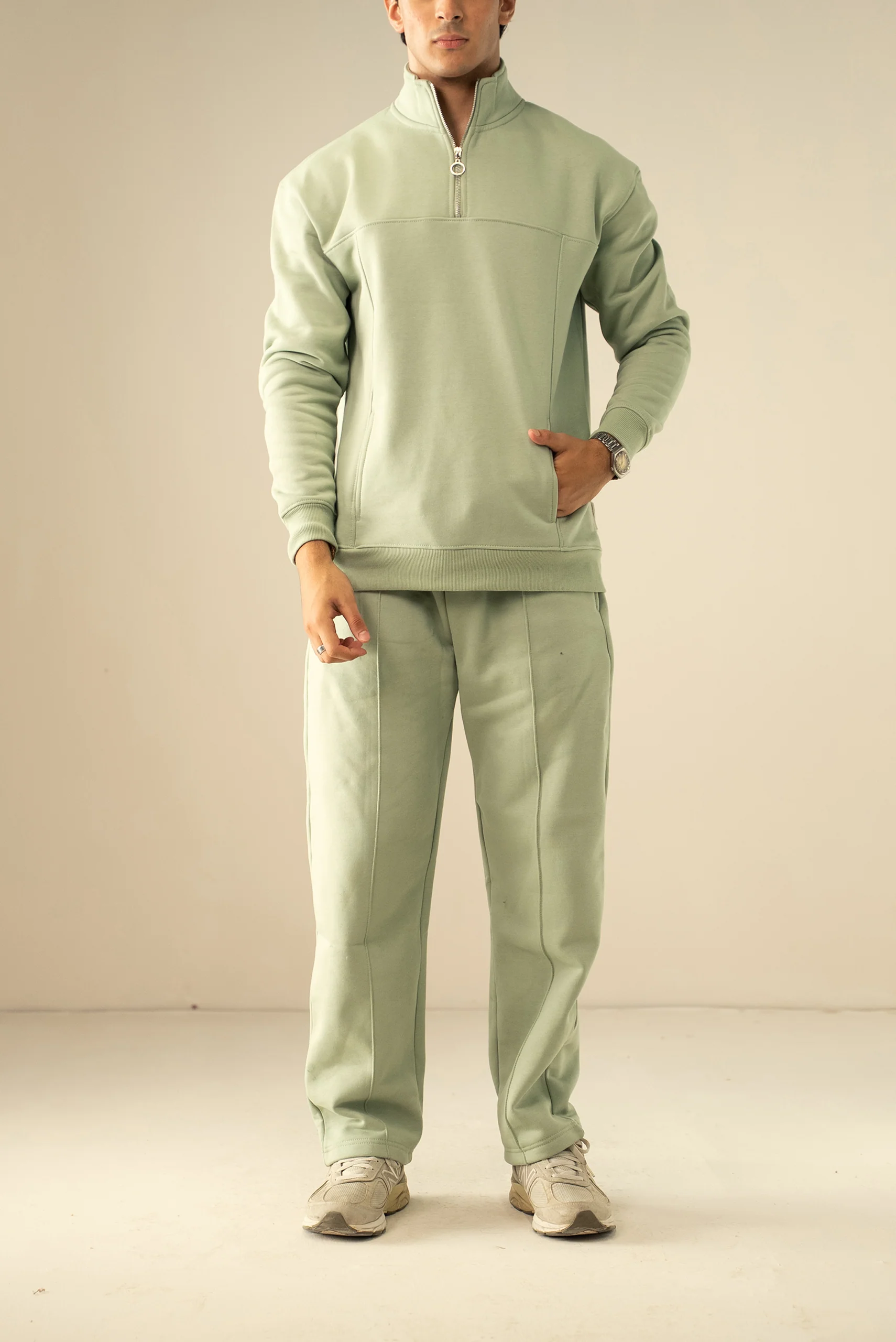 Quarter Zip Sweatshirt (MNZ-06) - Image 14