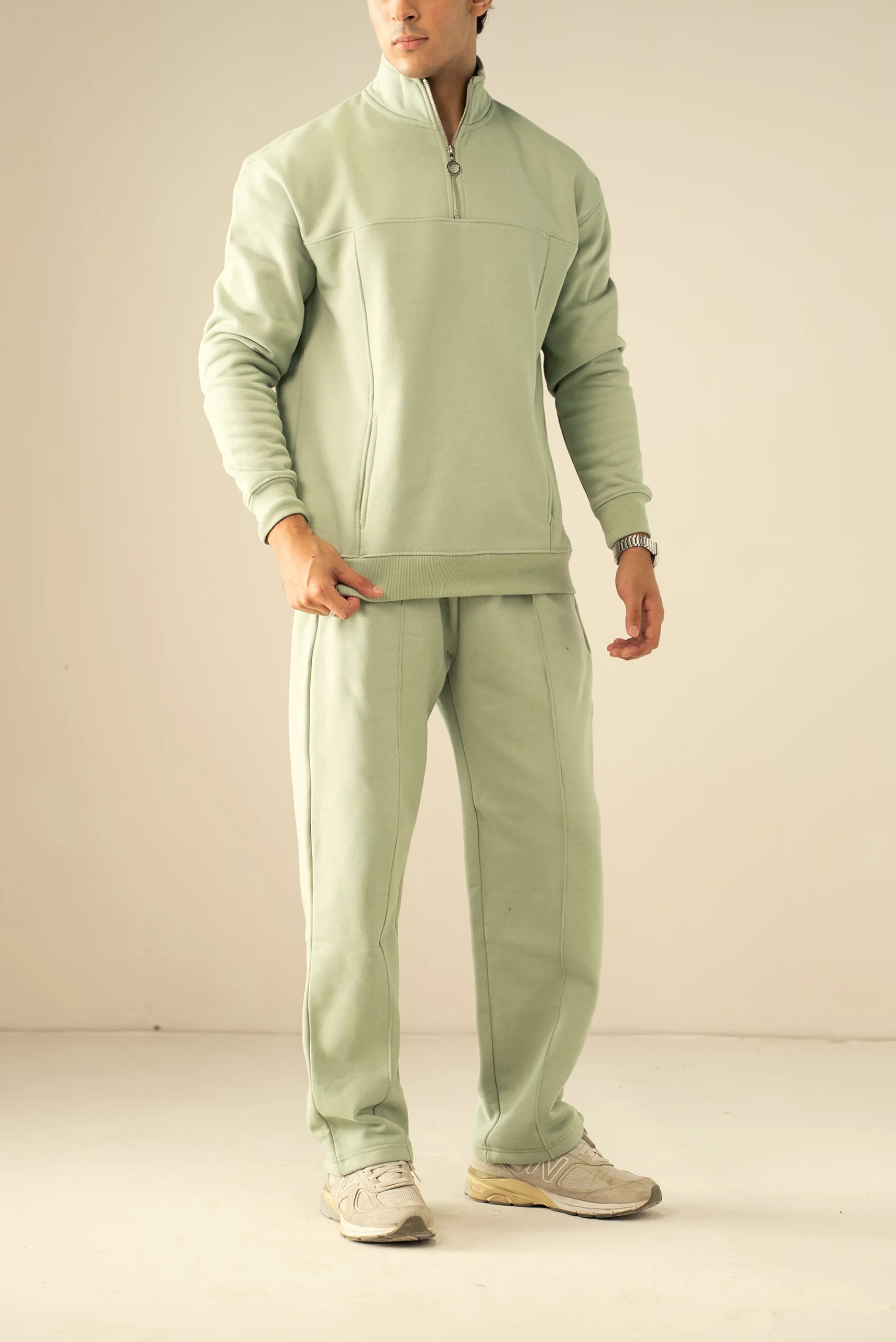 Quarter Zip Sweatshirt (MNZ-06) - Image 16