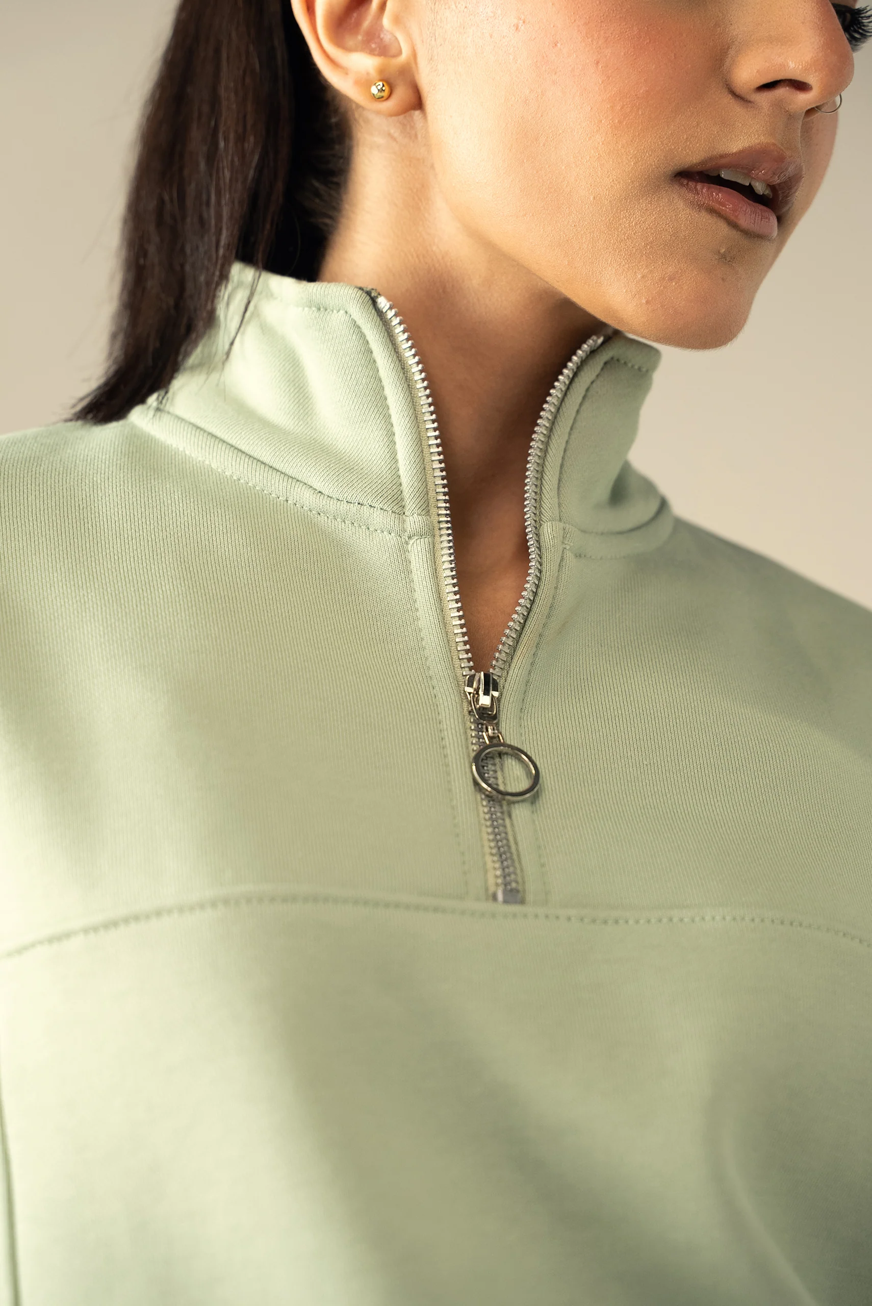 Quarter Zip Sweatshirt (MNZ-06) - Image 6