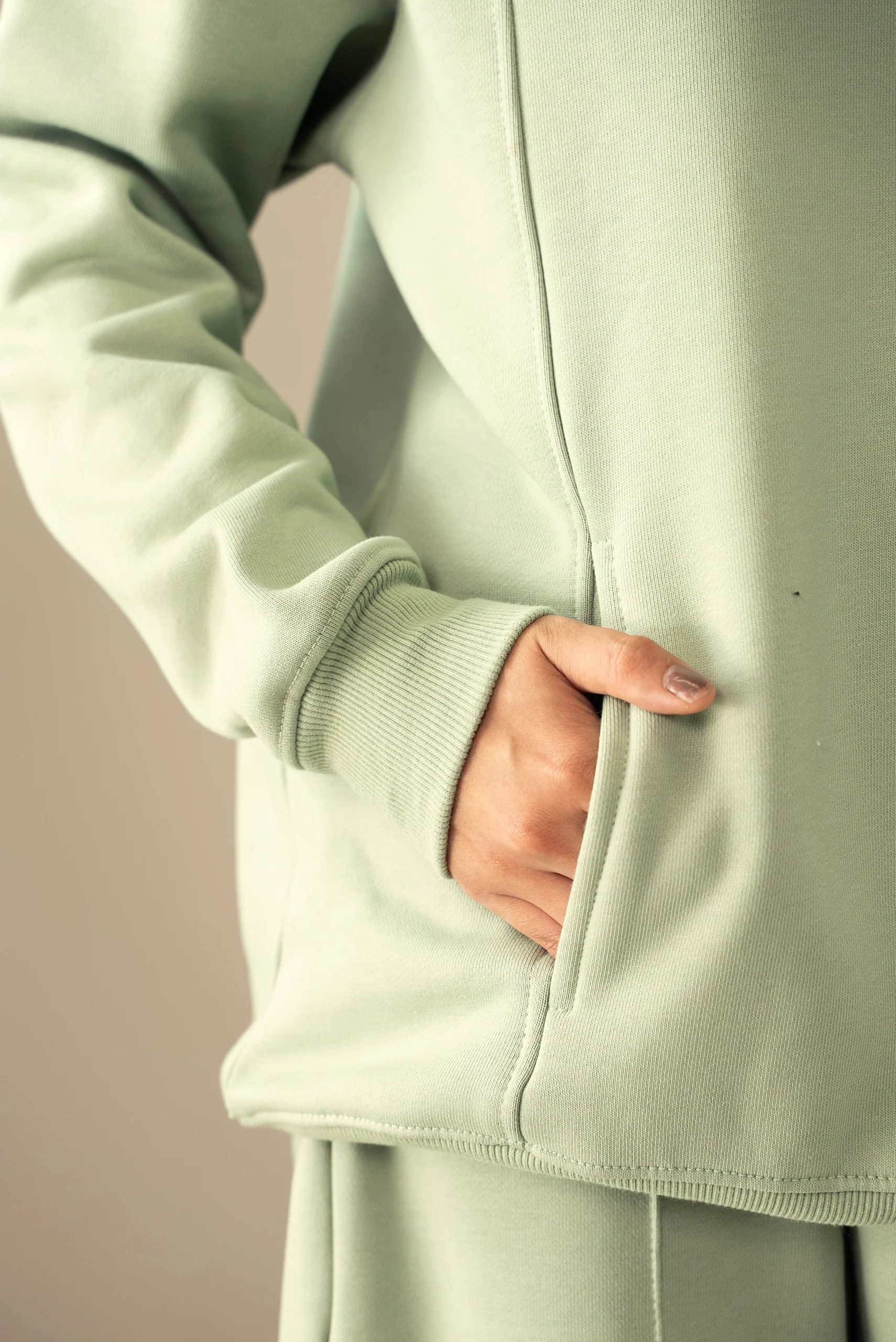 Quarter Zip Sweatshirt (MNZ-06) - Image 7