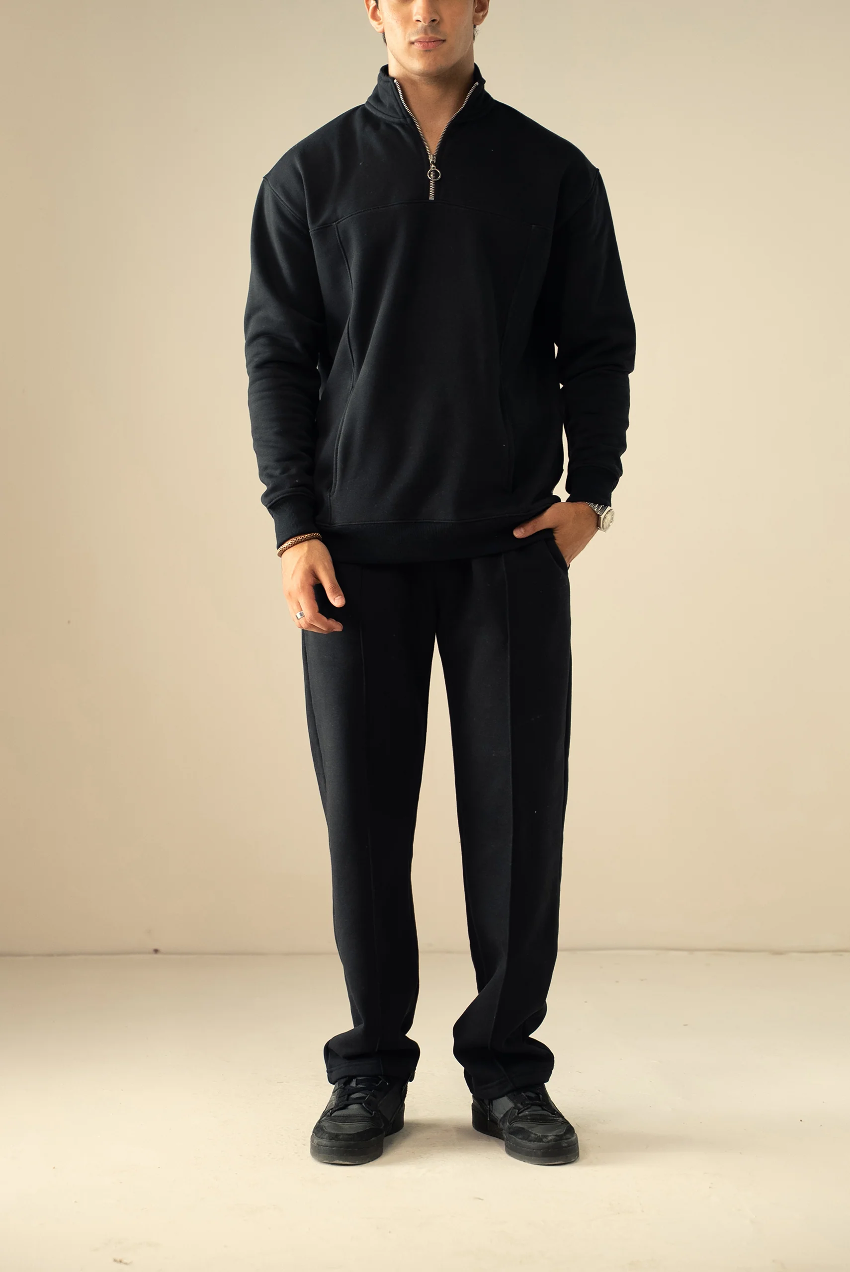 Quarter Zip Sweatshirt (MNZ-07) - Image 12