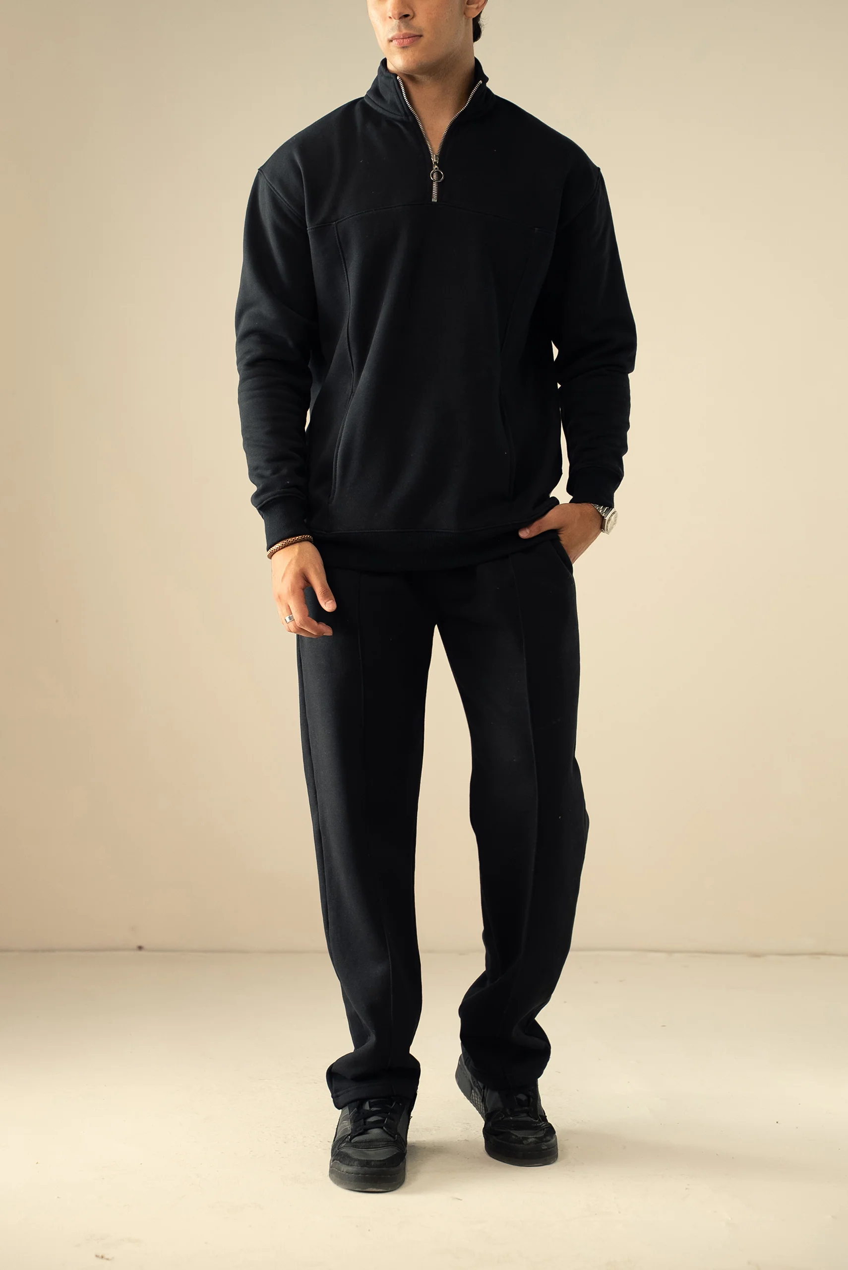 Quarter Zip Sweatshirt (MNZ-07) - Image 14