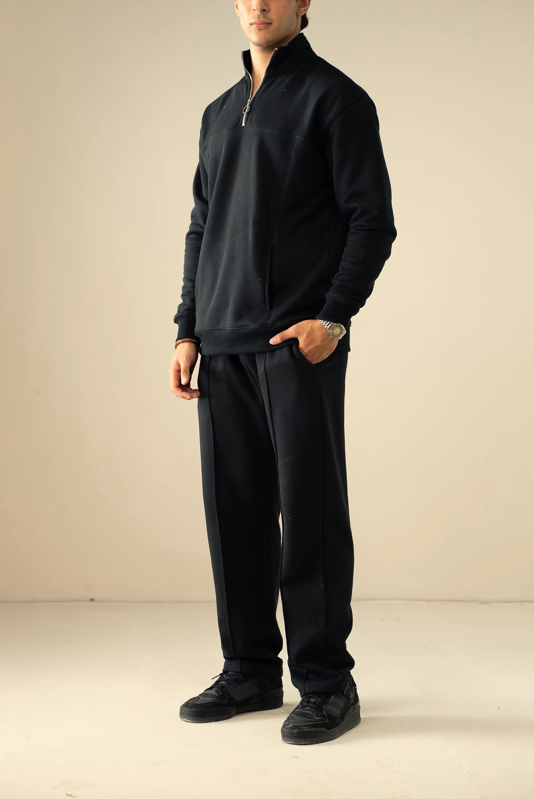 Quarter Zip Sweatshirt (MNZ-07) - Image 3