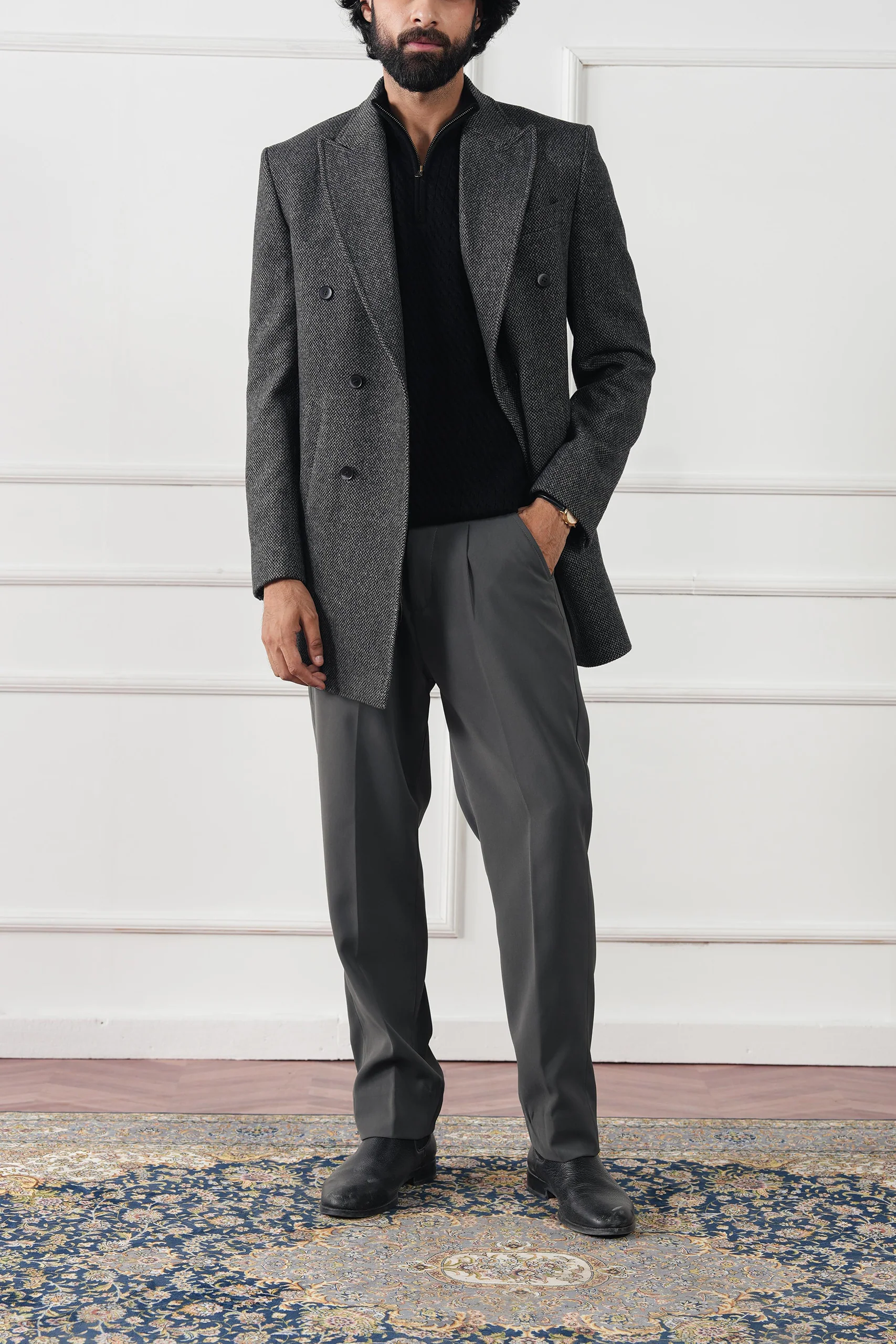 Regal Wool Overcoat (MWC-02) - Image 11