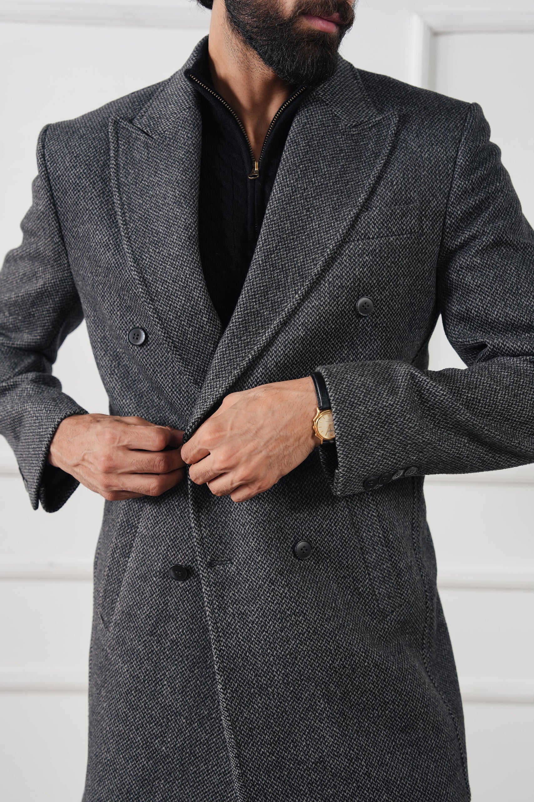 Regal Wool Overcoat (MWC-02) - Image 7