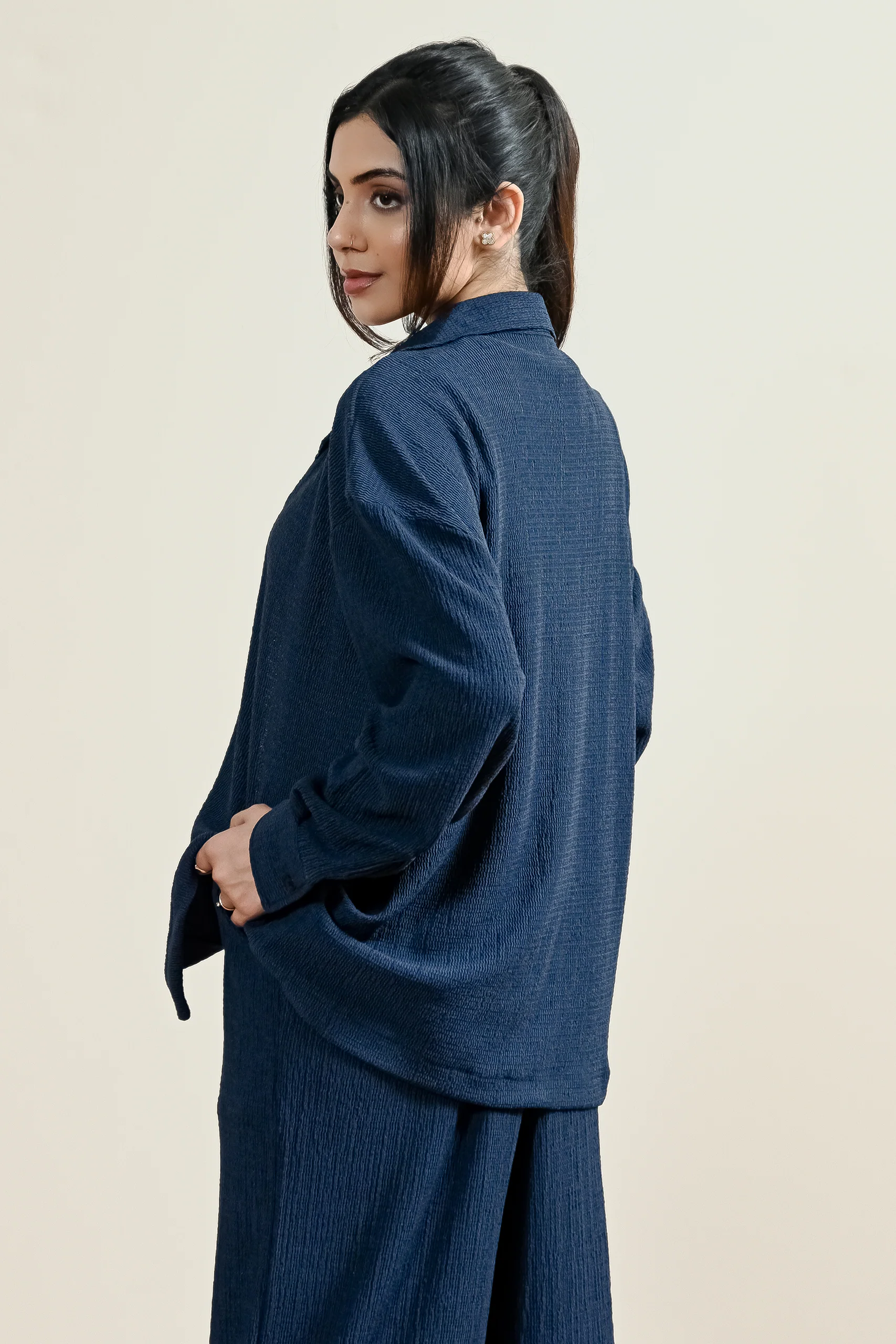 Relaxed Textured Cuban Shirt (WCS-03) - Image 4