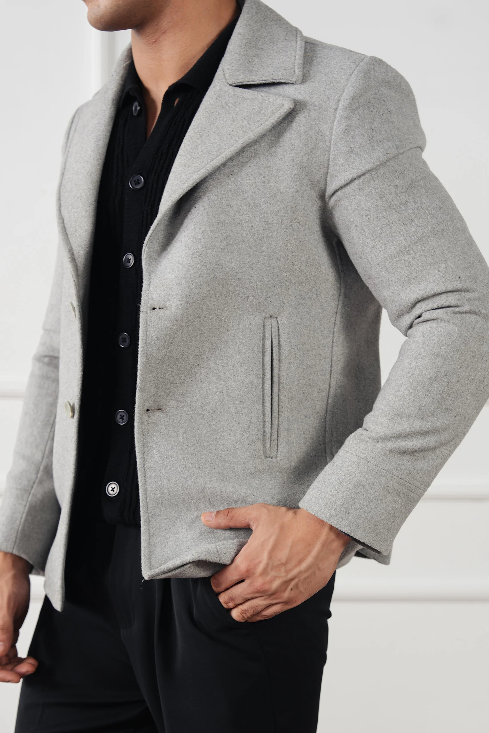 Riviera Wool Coat (MWC-04) - Image 9